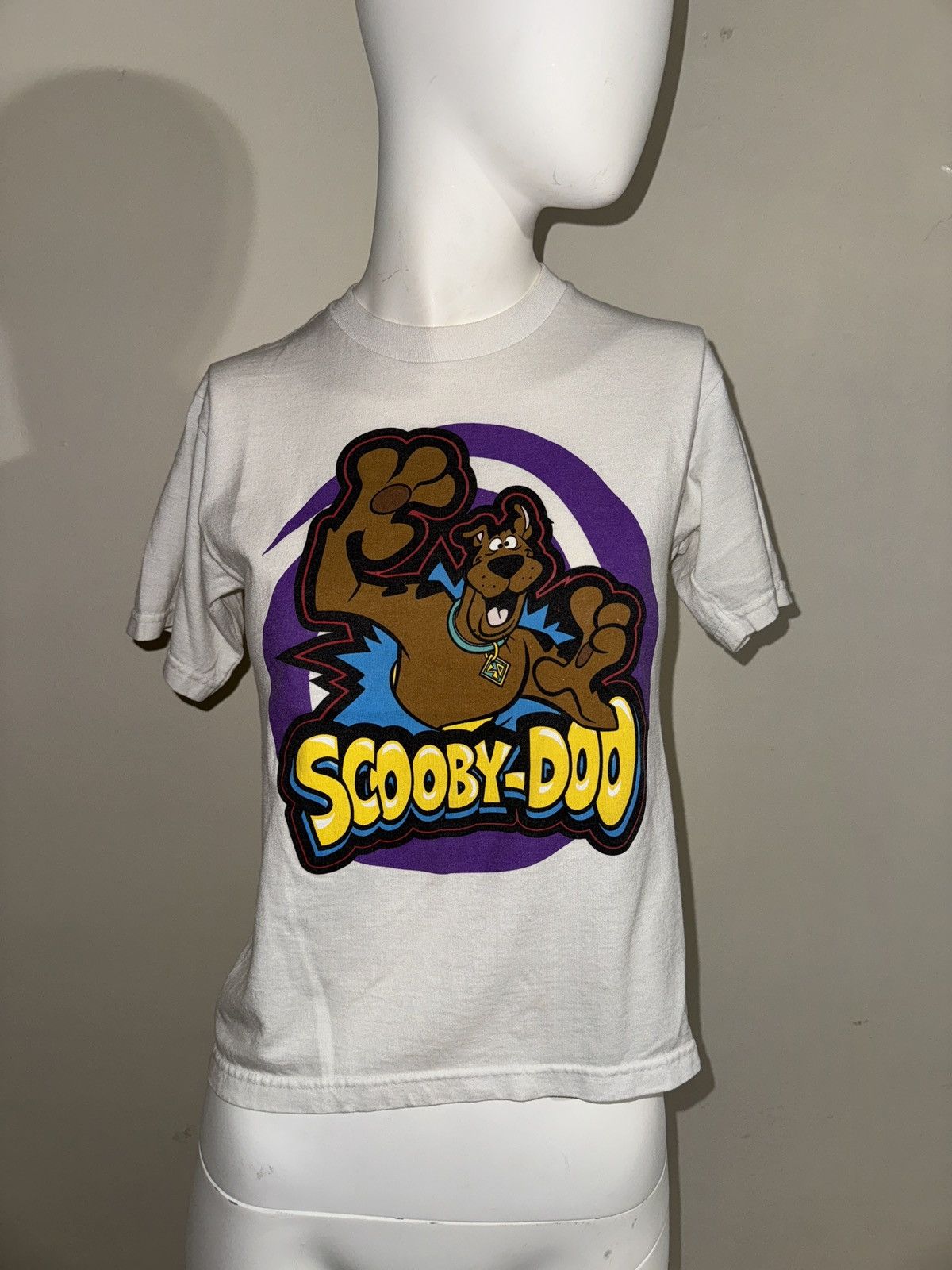 Cartoon Network Vintage 90s Y2K Scooby Doo Retro Cartoon Baby Tee T Shirt Size XS / US 0-2 / IT 36-38 - 1 Thumbnail