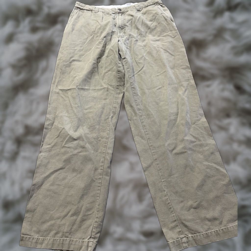 Vintage VINTAGE Columbia Mens Pants Size 36 Tan Dress Casual 36X32 Side Zip Pocket Size US 36 / EU 52 - 1 Thumbnail