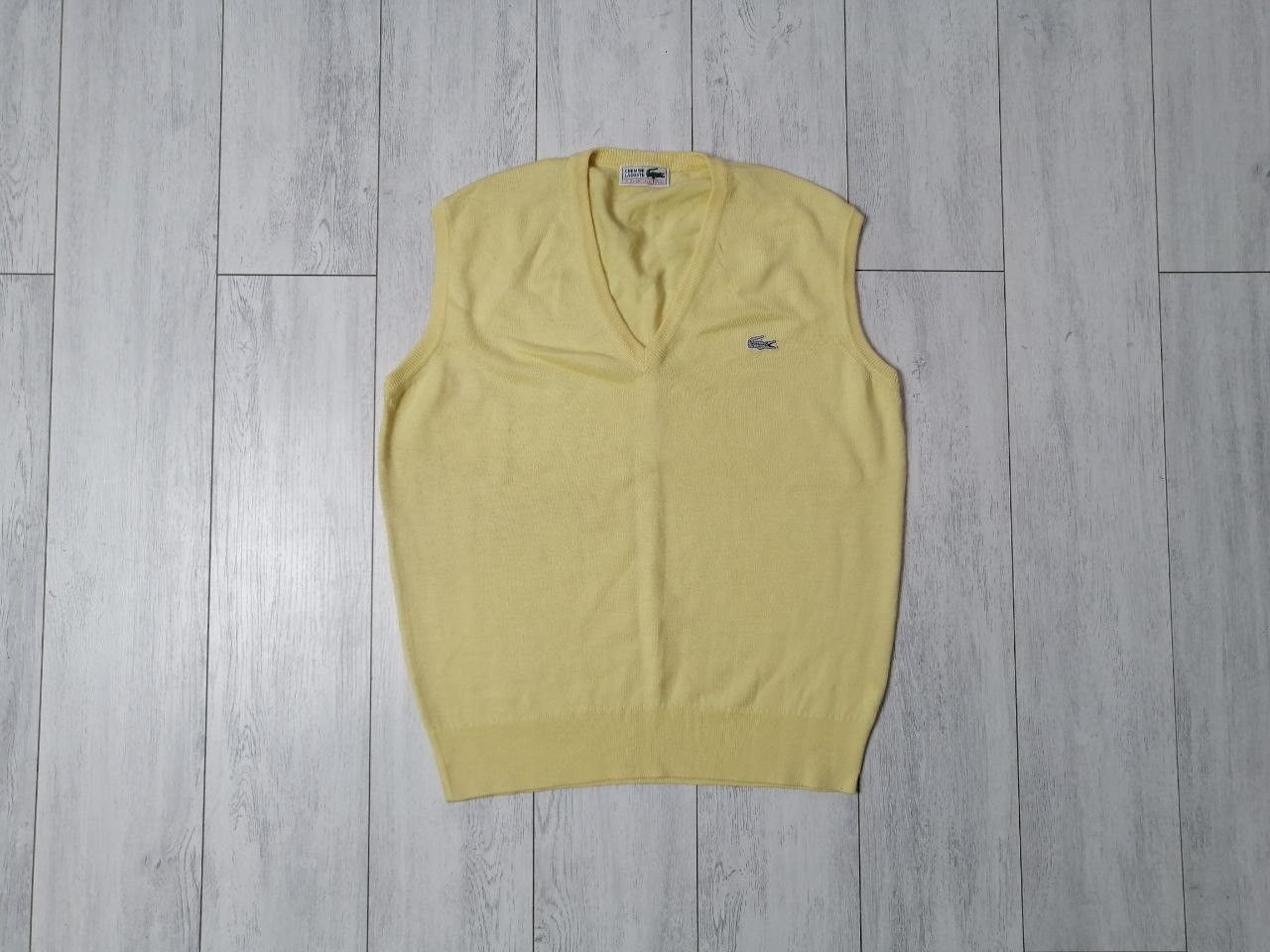 Lacoste × Vintage Vintage 90's Lacoste Wool Vest Size M Size US M / EU 48-50 / 2 - 1 Thumbnail