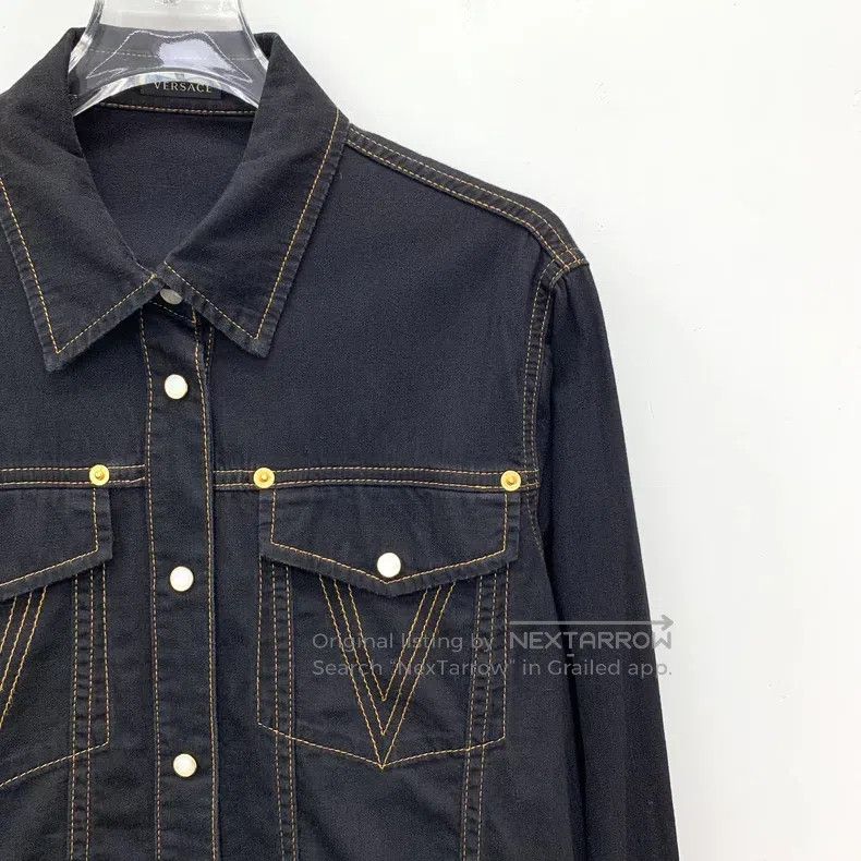 Versace Versace Medusa head cotton lapel single-breasted long-slee Size US M / EU 48-50 / 2 - 3 Thumbnail