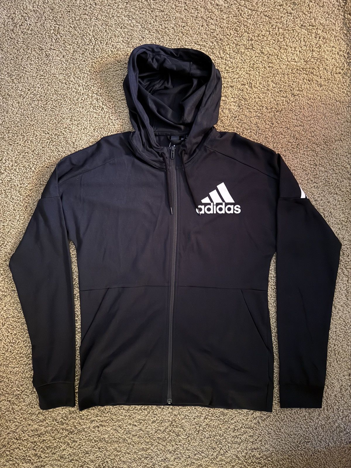 Adidas Adidas L/S Zip Up Hoodie AV1008 | Grailed