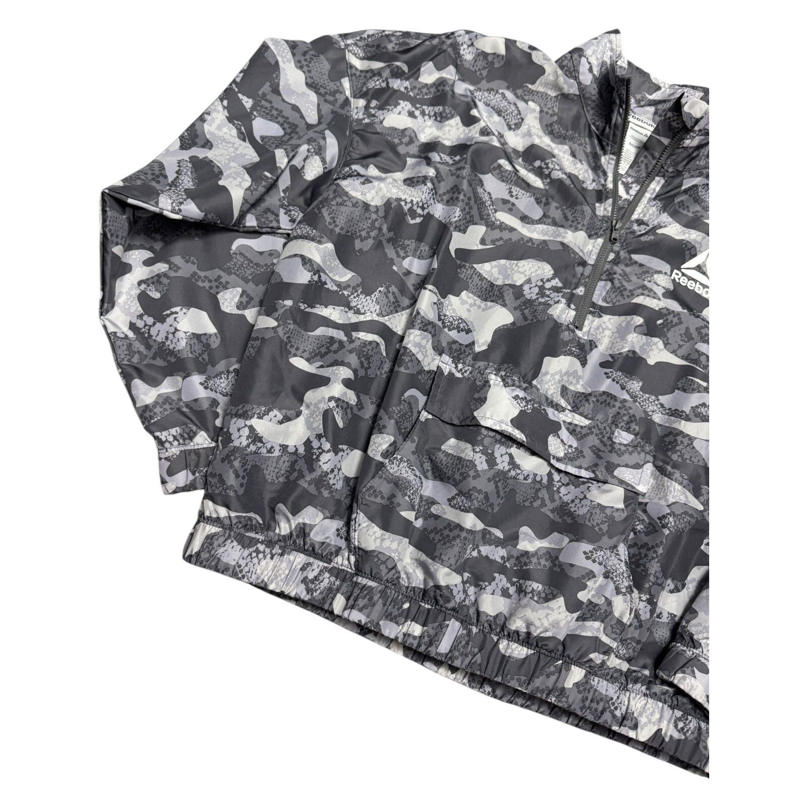 Reebok REEBOK CAMO Lightweight Windbreaker Bomber Jacket Small Size S / US 4 / IT 40 - 6 Thumbnail