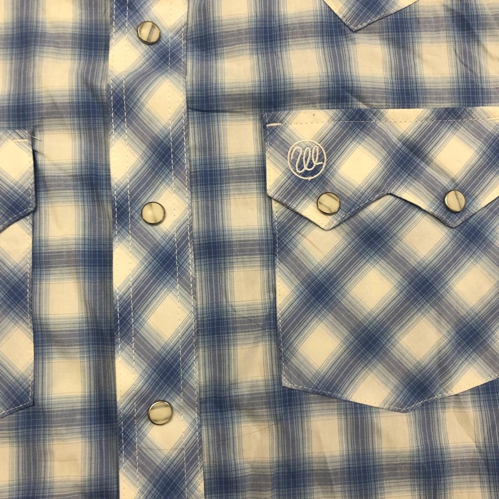 Wrangler Wrangler Plaid Button Front Pocket Work/Utility/Fishing Polo Size US XXL / EU 58 / 5 - 3 Thumbnail