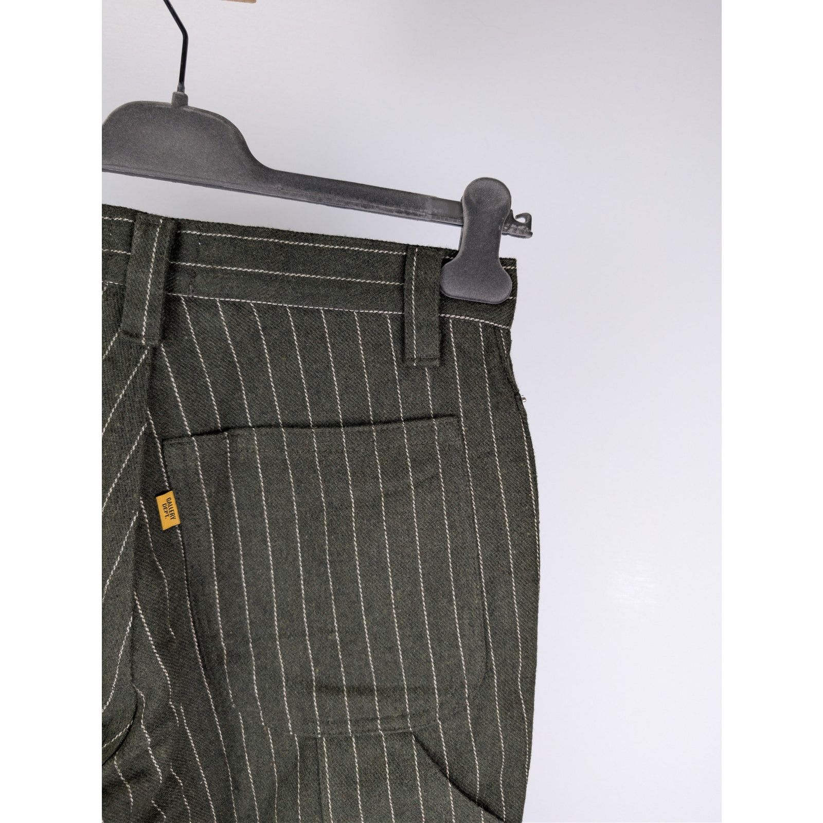 Gallery Dept. o1rshd1 Pinstripe Business Carpenter Flare Pants olive green Size US 38 / EU 54 - 14 Thumbnail