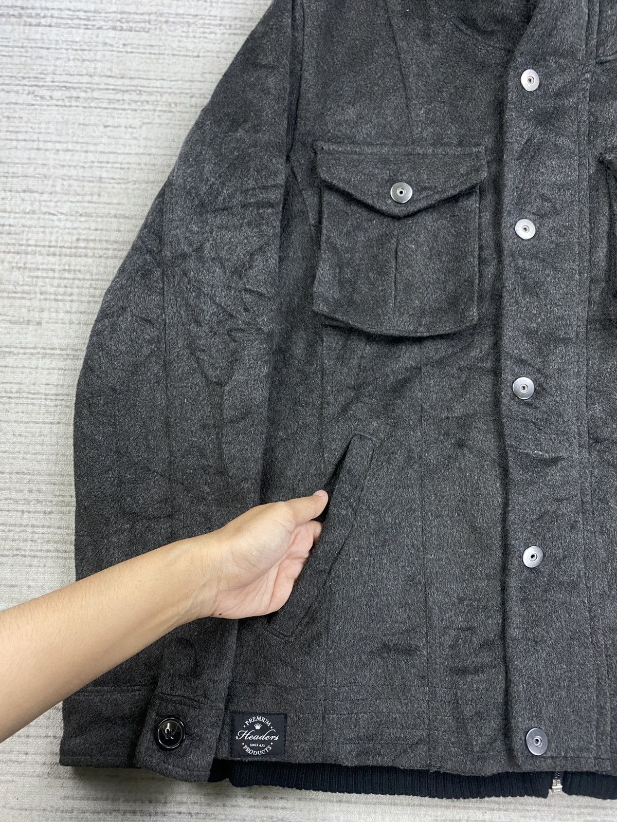 Japanese Brand × Vintage Vintage Headers East Coast Style Wool Zipper Jacket Size US M / EU 48-50 / 2 - 8 Thumbnail