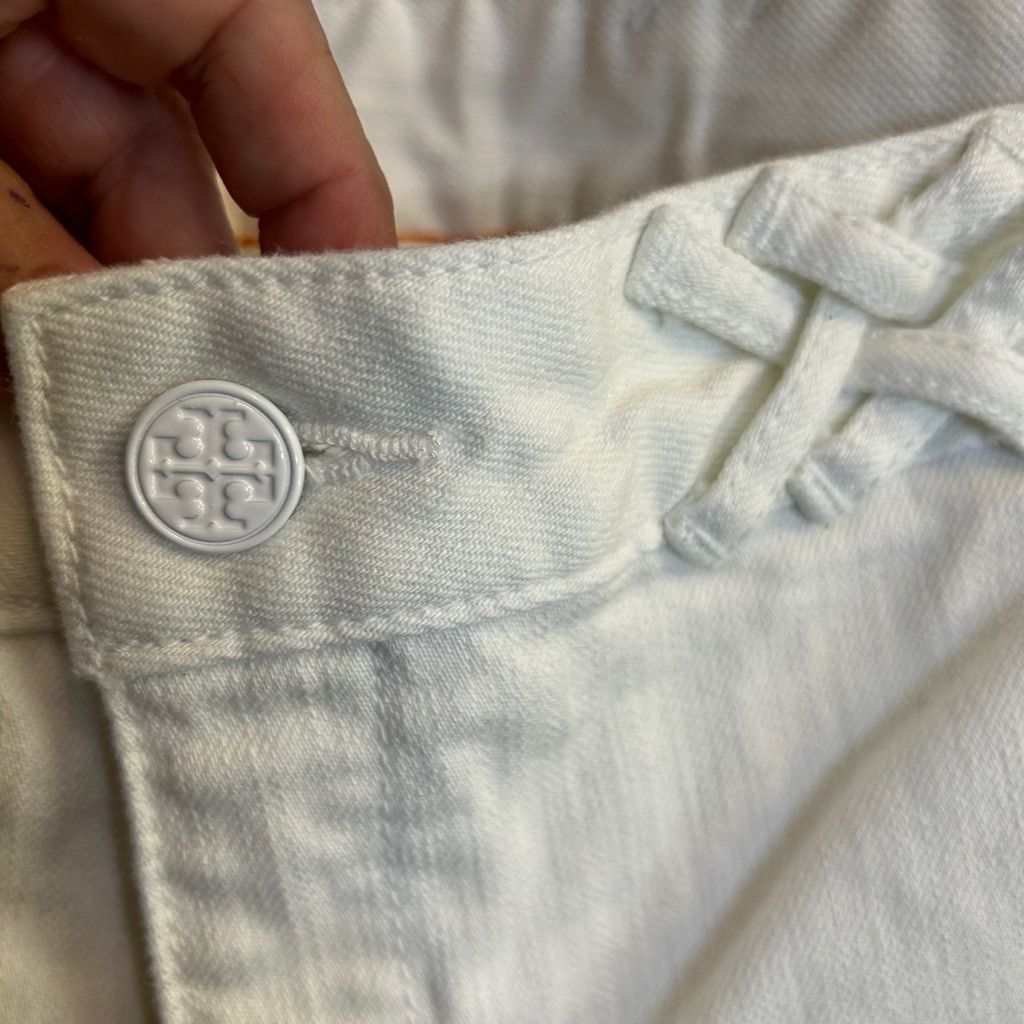 Tory Burch Women's Tory Burch White Jeans Size 26 Size 26" / US 2 / IT 38 - 4 Thumbnail