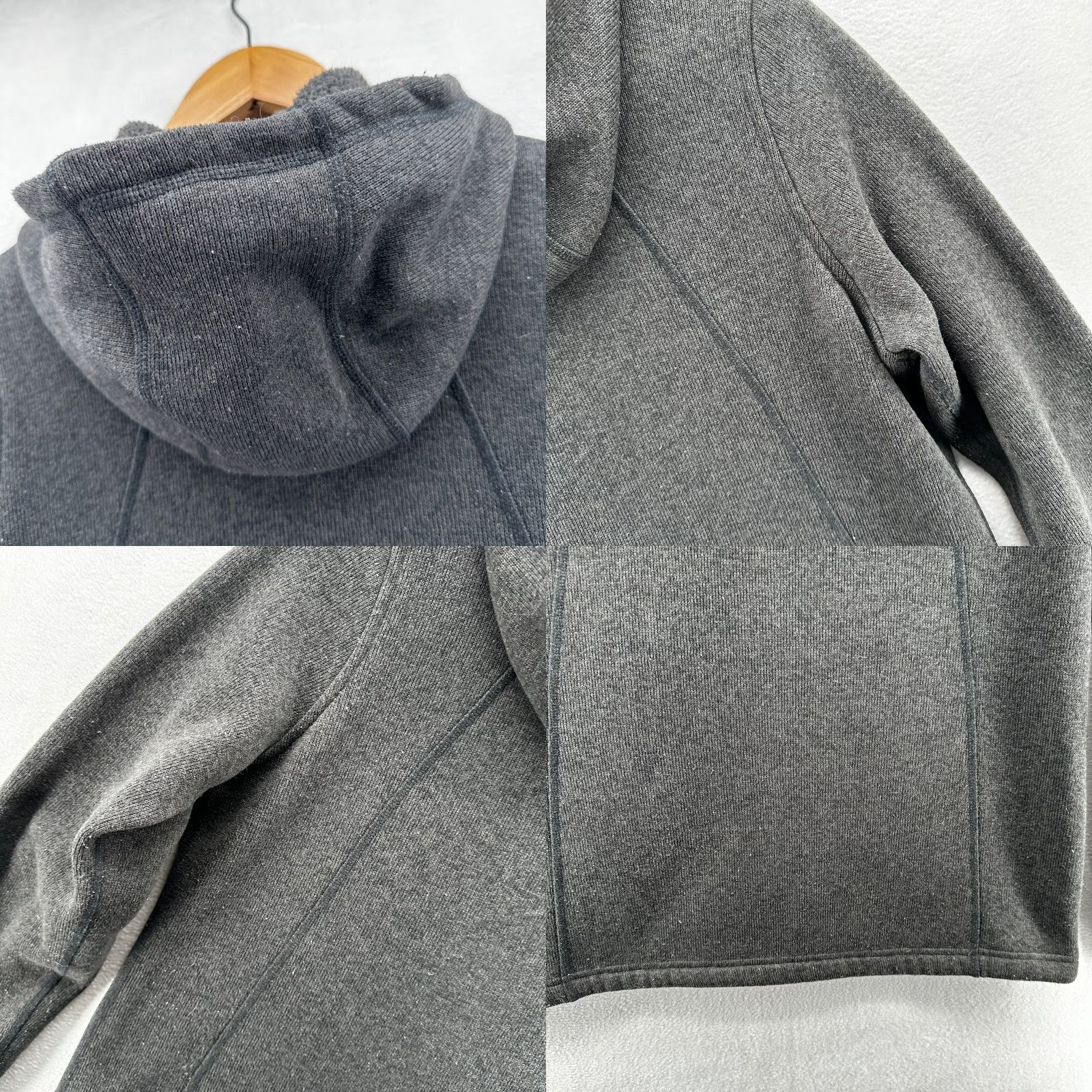 The North Face The North Face Fleece Jacket Gray Womens Size M Hooded Long Sleeve Full Zip Jacket Women M Gray The North Face Outdoor Winter Logo Basic Jacket Size M / US 6-8 / IT 42-44 - 9 Thumbnail