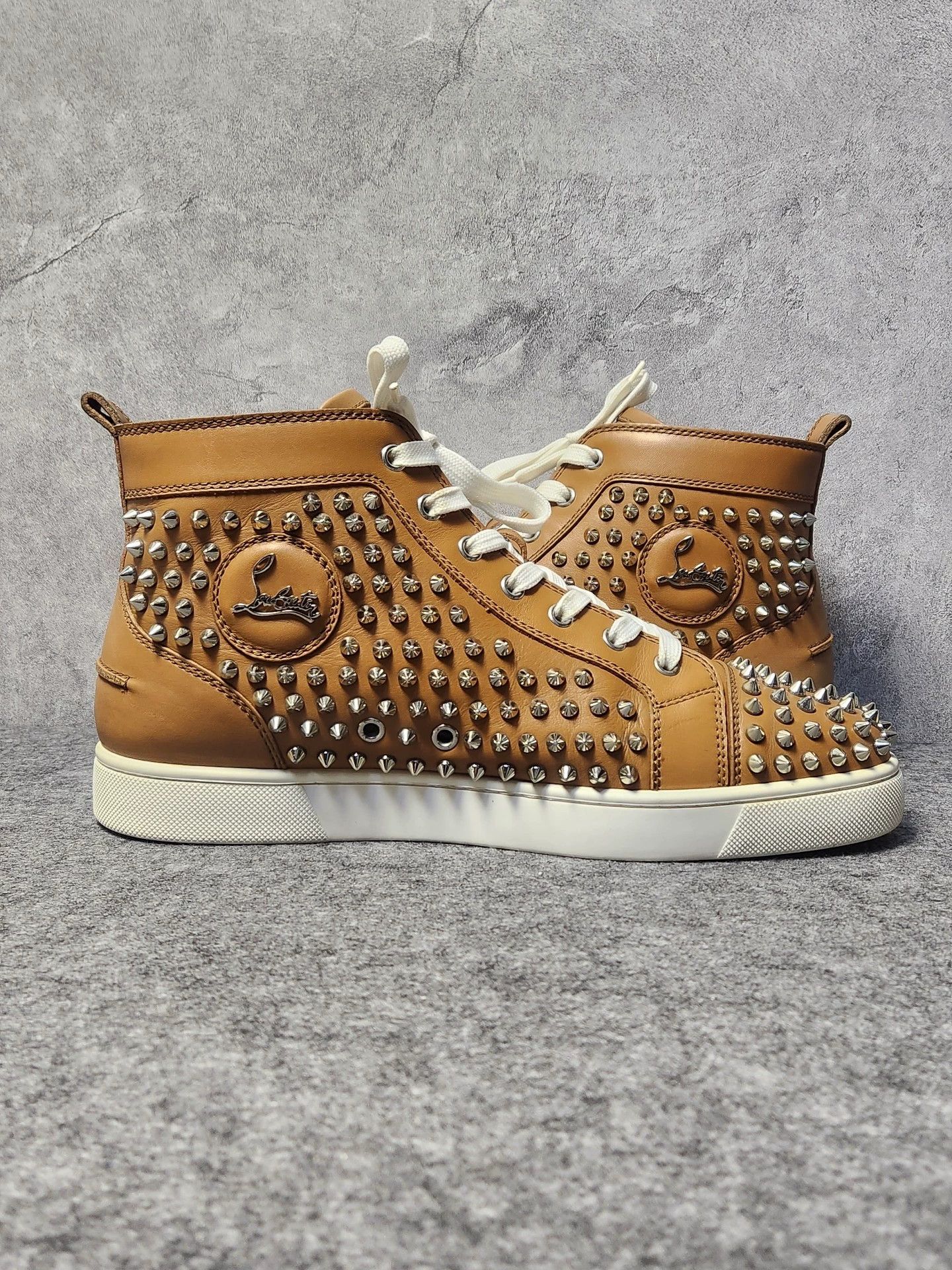 Christian Louboutin Christian Louboutin Yellow Leather High-TopSneakers 43 Size US 9 / EU 42 - 5 Thumbnail