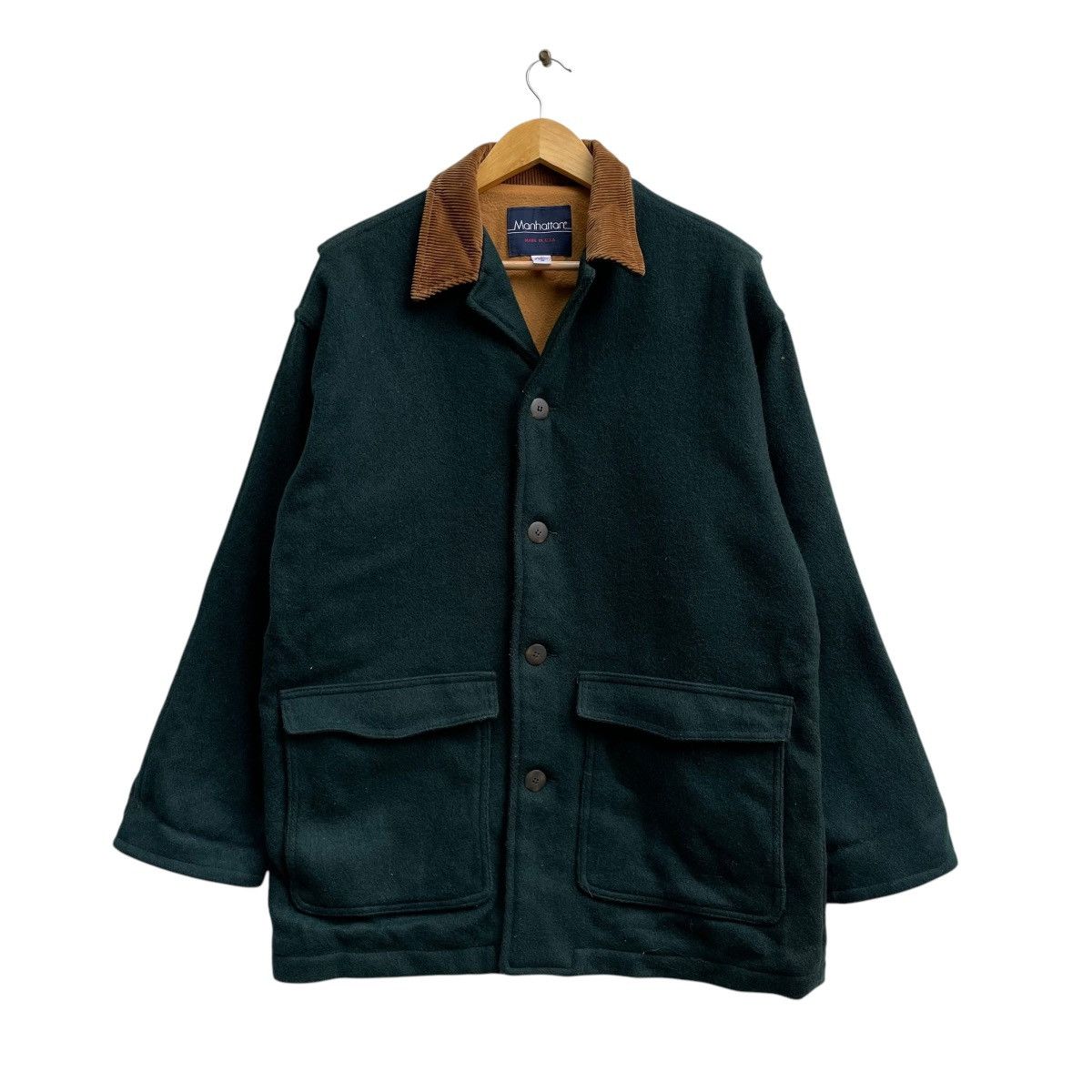 💥Vintage Manhattan Created With Pride Dual Pocket Wool Jacke