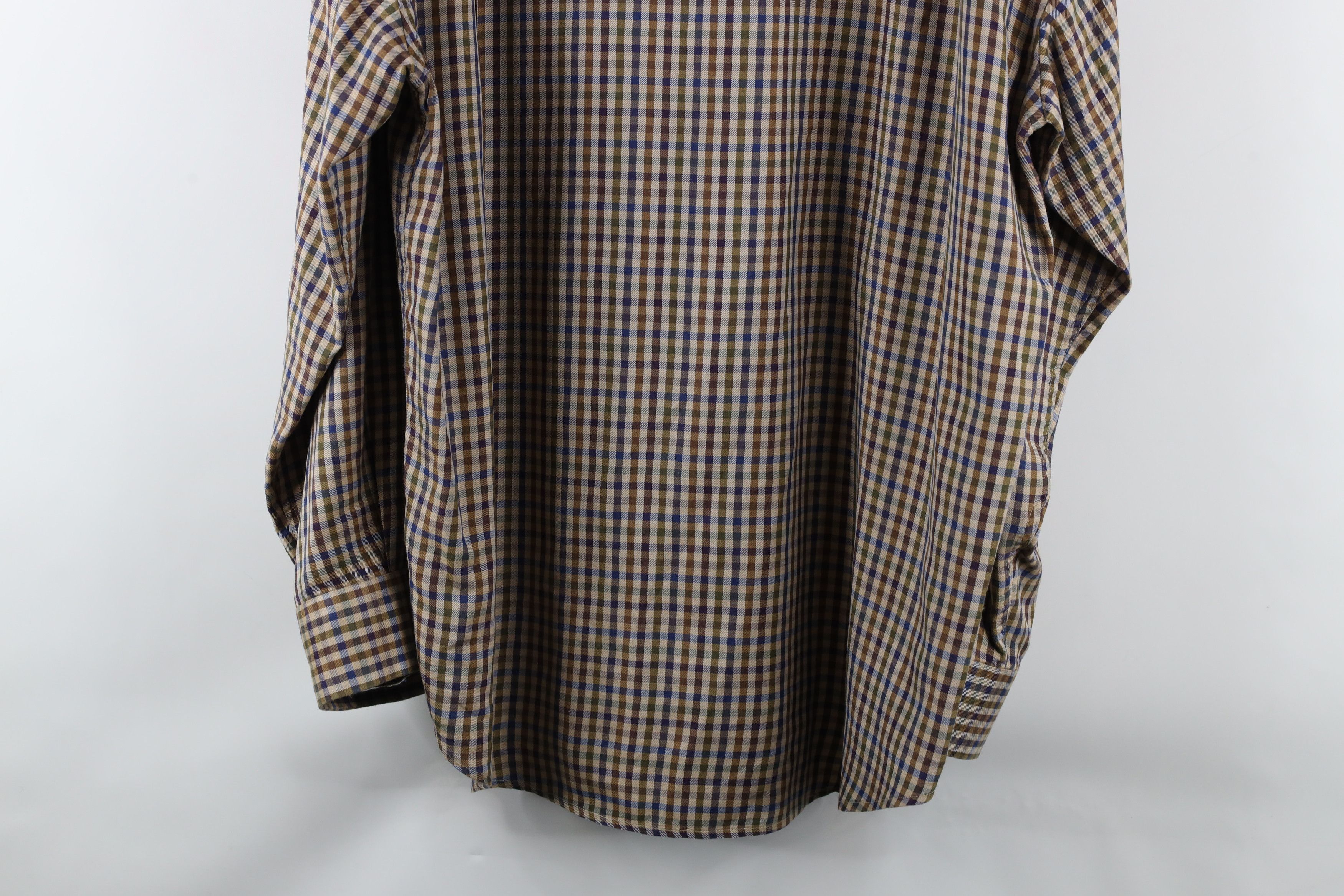 Orvis × Vintage Vintage Orvis Rainbow Plaid Silk Wool Collared Button Shirt Size US XL / EU 56 / 4 - 13 Thumbnail