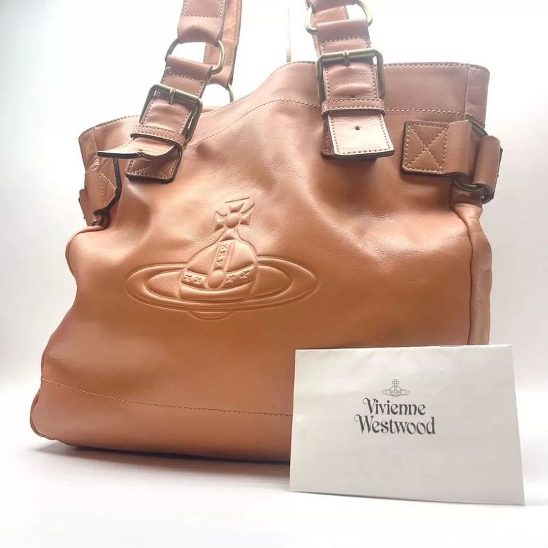 Vivienne Westwood Vivienne Westwood size os Mid-old Saturn embossed logo moto Size ONE SIZE - 2 Thumbnail