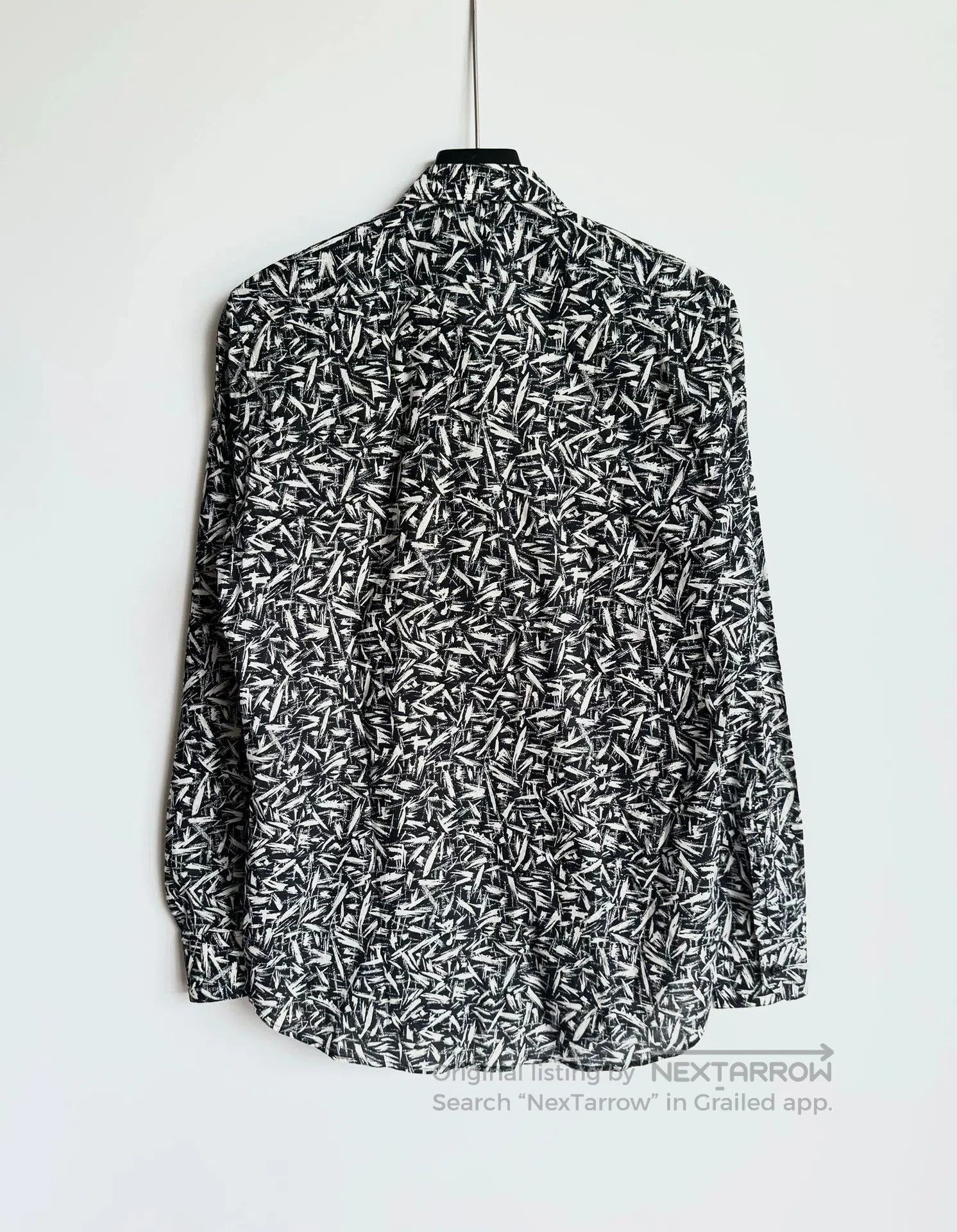 Saint Laurent Paris Saint Laurent Thorn Print Shirt. Size US XL / EU 56 / 4 - 3 Thumbnail
