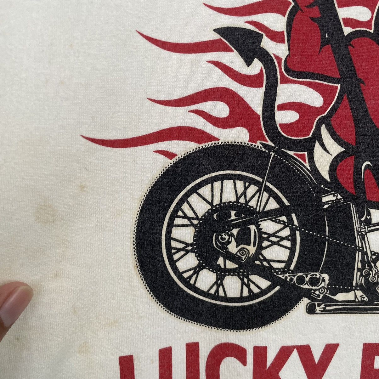 Tedman × West Coast Choppers 1990s Ted Motor Lucky Red Devil L/S T Shirt Size US M / EU 48-50 / 2 - 3 Thumbnail