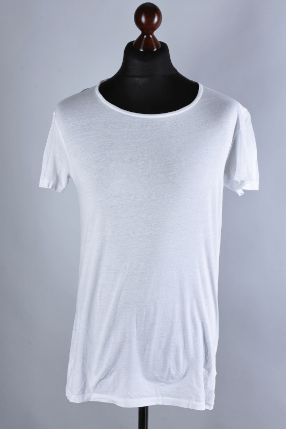 Acne Studios Acne Studios Ness PSS16 White Basic T-Shirt Size S Size US S / EU 44-46 / 1 - 1 Thumbnail