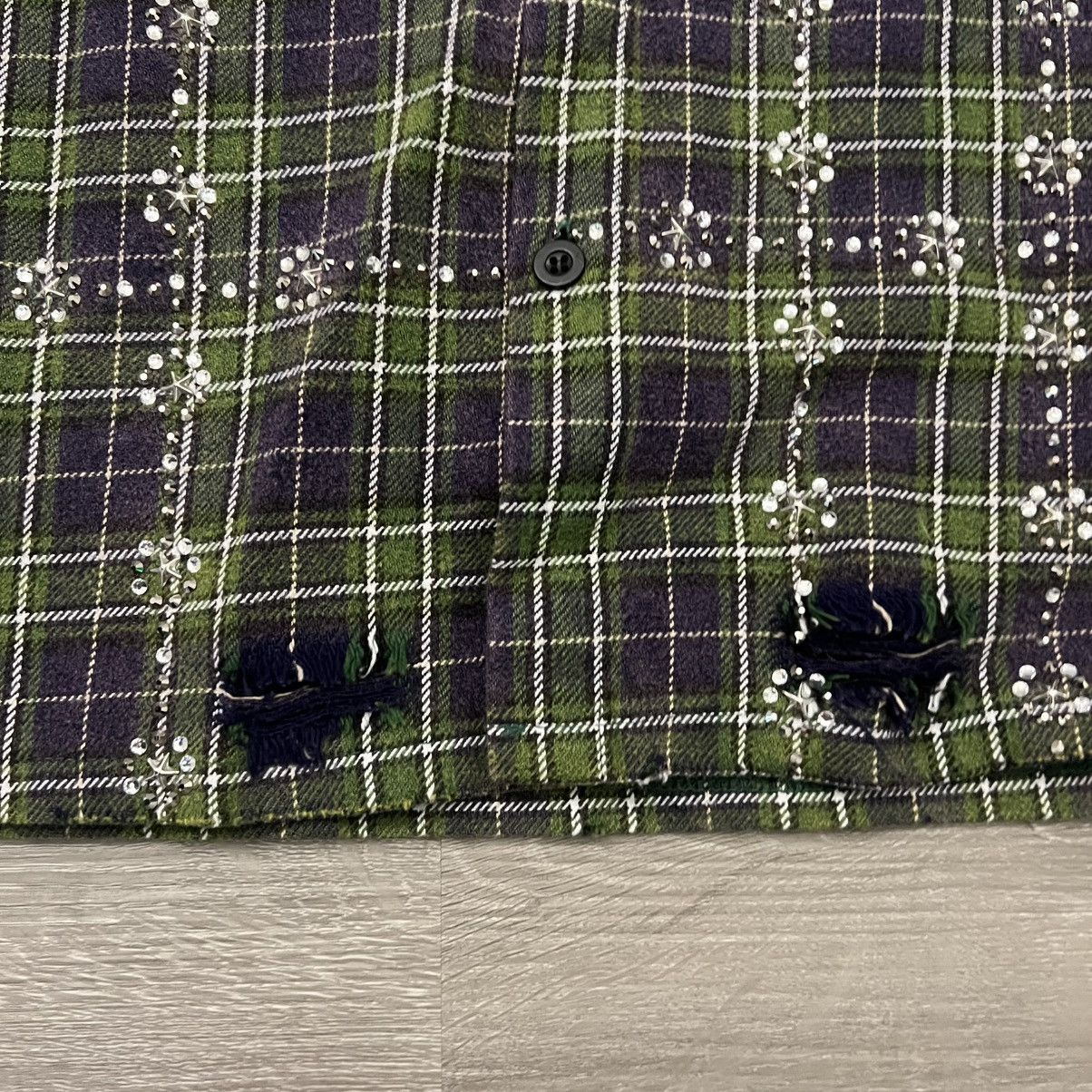 Vale Vale Forever Valley Dreams Rhinestone Flannel Size US L / EU 52-54 / 3 - 6 Thumbnail