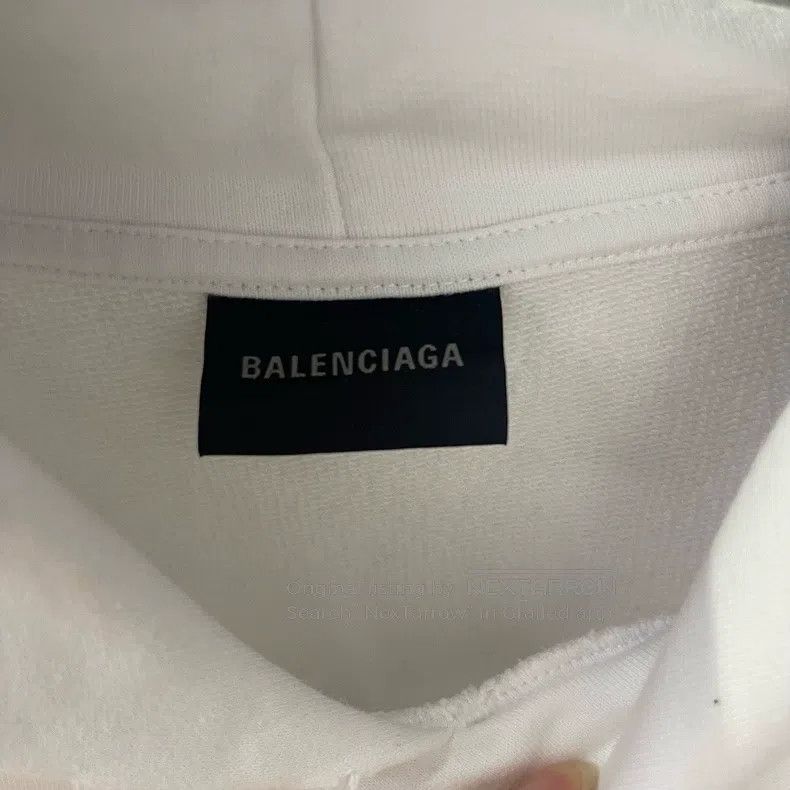 Balenciaga Balenciaga Double B Logo Full Print Hooded Sweatshirt Size US M / EU 48-50 / 2 - 3 Thumbnail