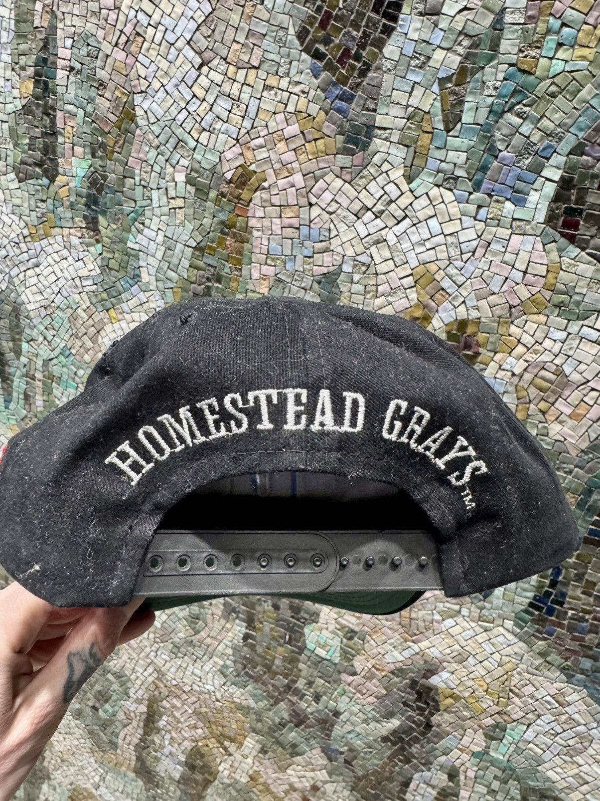 Authentic Negro Leagues × Vintage Vintage Negro League Homestead Grays NLBM Baseball Snapback Size ONE SIZE - 6 Thumbnail