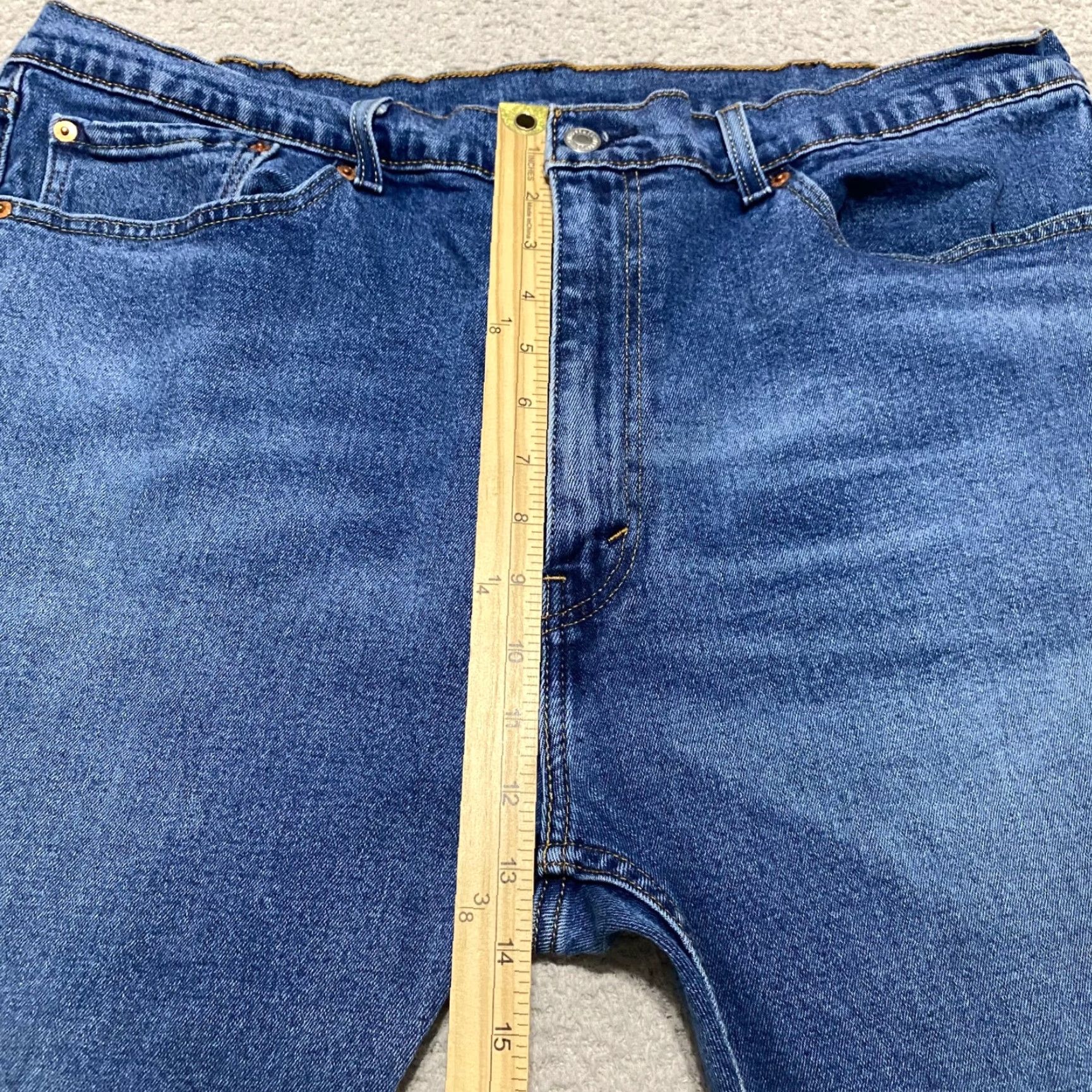 Levi's VINTAGE Levi's 505 Jeans Mens Jeans Straight Mens 40x30 Blue Denim Medium Wash Regular Fit 5-Pocket Design Men Size US 38 / EU 54 - 7 Thumbnail