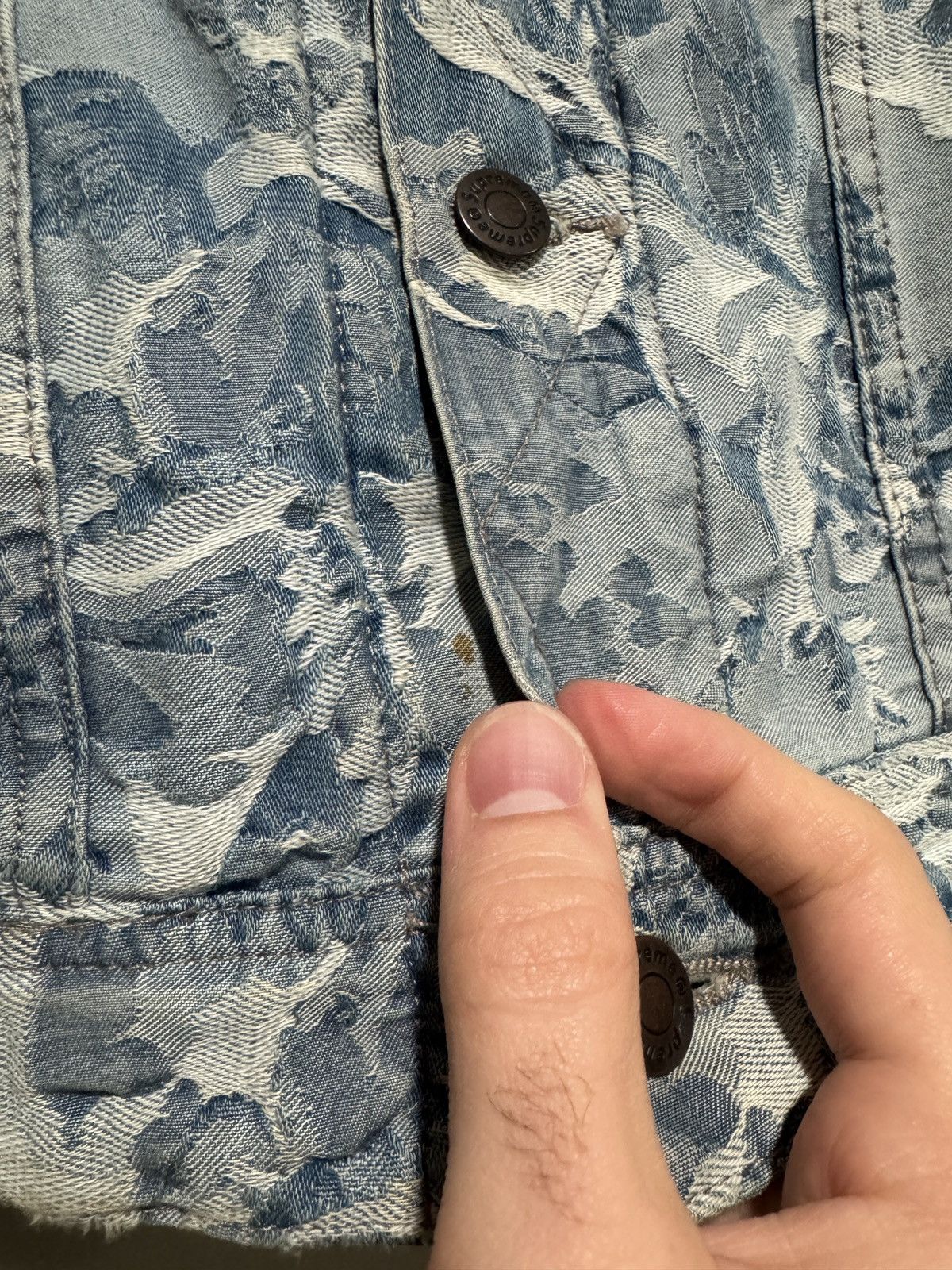 Supreme Supreme FW16 Cherub Denim Trucker Jacket Angels Size US M / EU 48-50 / 2 - 5 Thumbnail