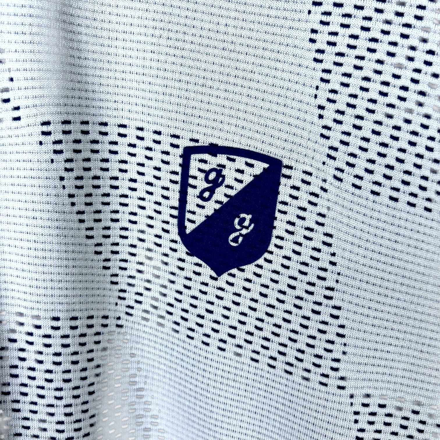 Adidas NWT Men's Adidas Textured Golf Polo White/Blue -M $70 Retail Size US M / EU 48-50 / 2 - 2 Thumbnail
