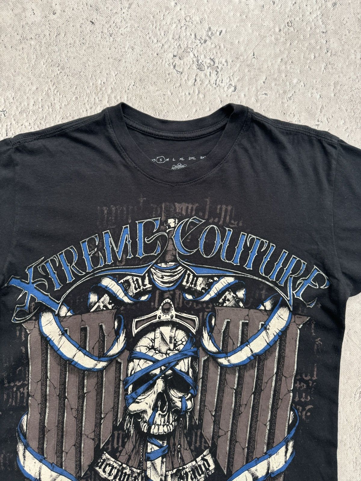 Affliction × Hysteric Glamour × True Religion Punk Skull Cross Tribal Affliction Vibe Long Sleeve T-Shirt Size US L / EU 52-54 / 3 - 4 Thumbnail