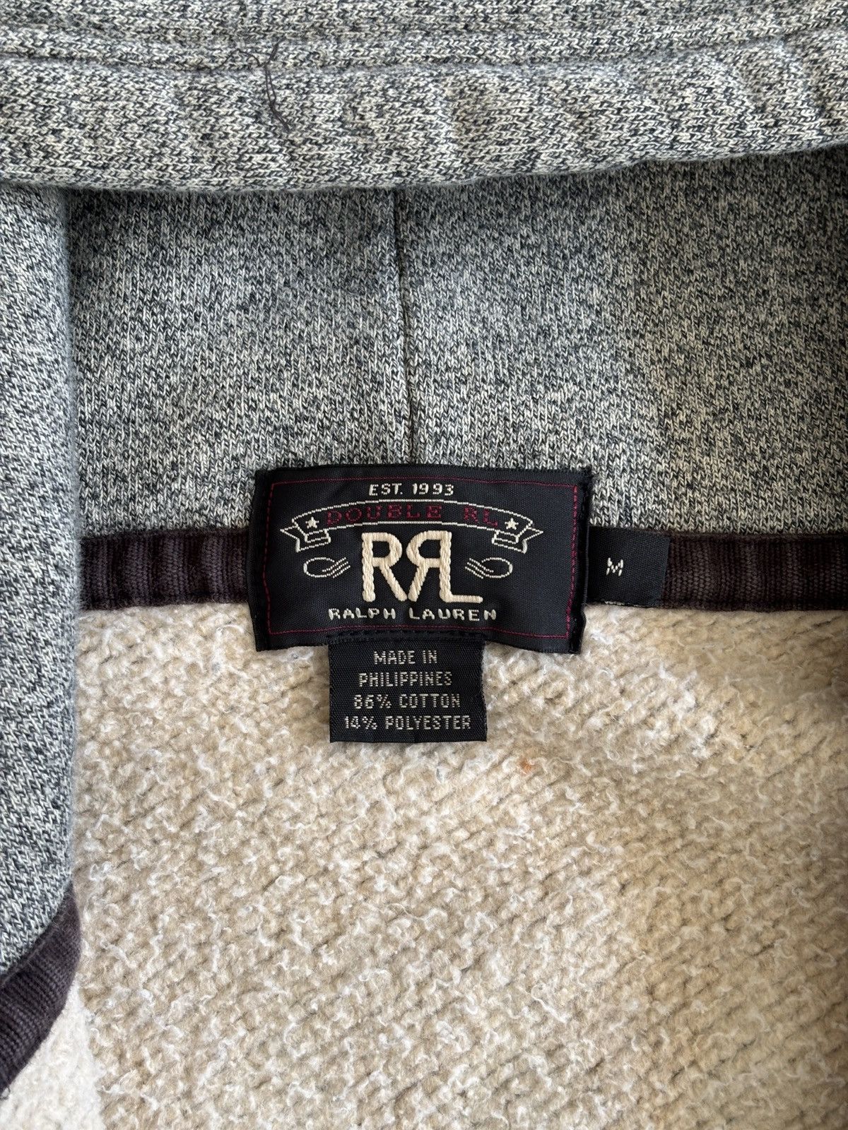 RRL Ralph Lauren Double RL RRL Western Aztec Hoodie Size US M / EU 48-50 / 2 - 2 Thumbnail
