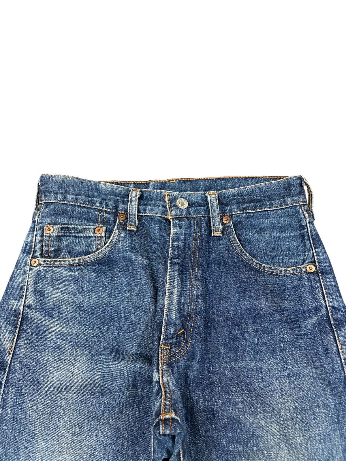 Levi's Vintage 80s Levi’s 502 Big E Selvedge Baggy Jeans Size US 28 / EU 44 - 5 Thumbnail