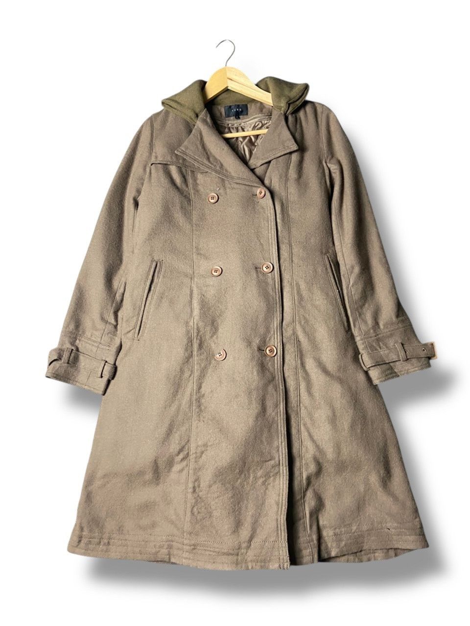 Japanese Brand YEVS Brand Double Breasted Trench Coat (158) Size US S / EU 44-46 / 1 - 1 Thumbnail