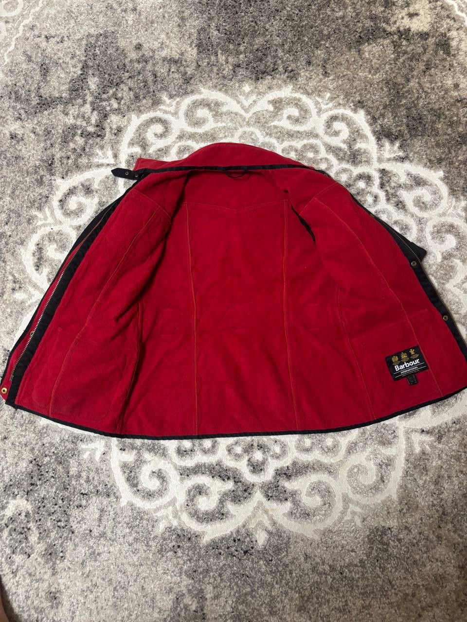Barbour Barbour International Quilted Belted Jacket Black/Red Size M / US 6-8 / IT 42-44 - 5 Thumbnail