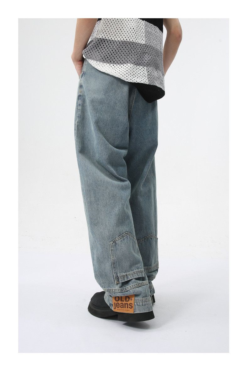 Japanese Brand Japanese style retro men's straight leg loose fit jeans Size US 34 / EU 50 - 5 Thumbnail