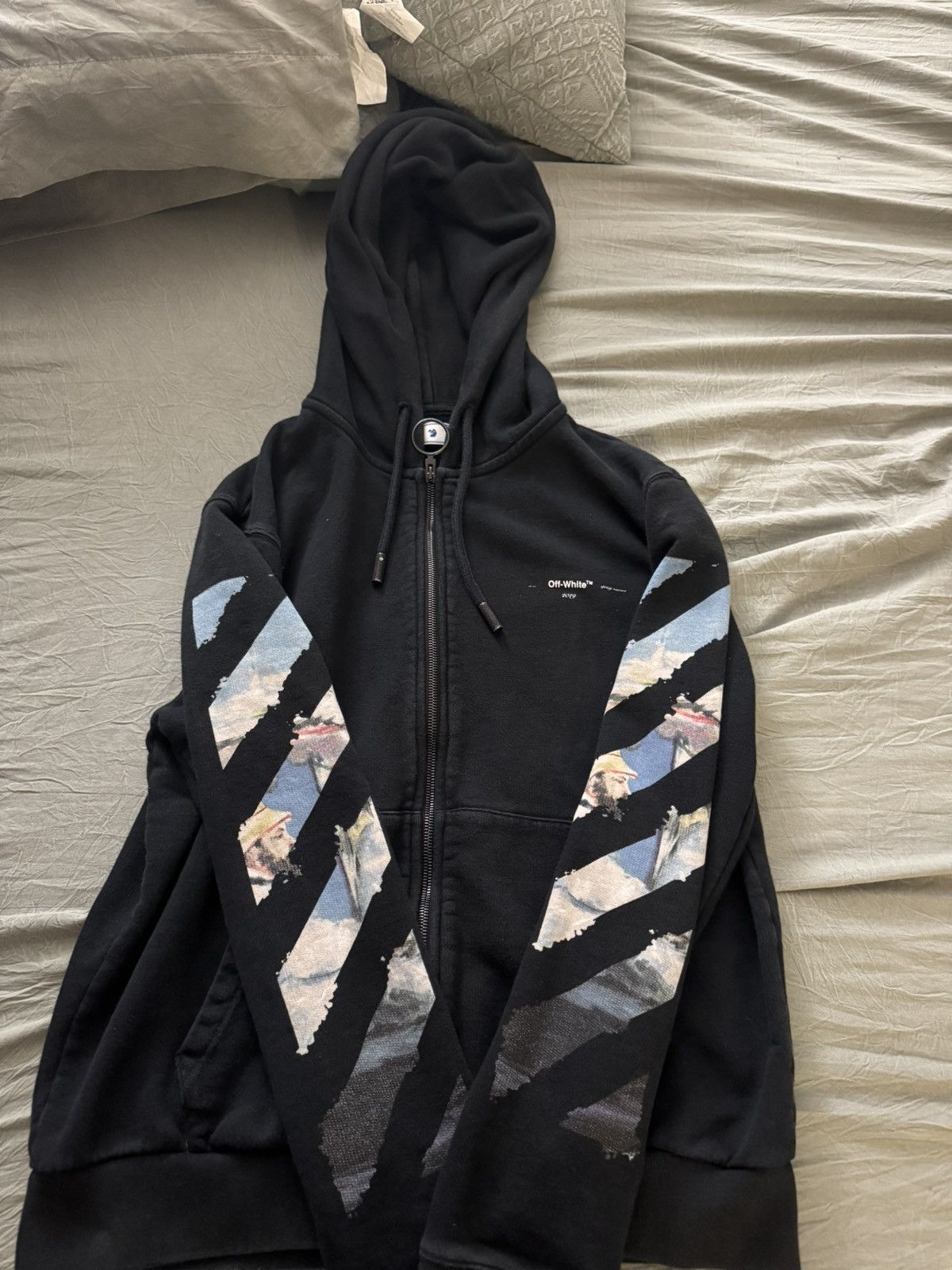 Off-White Off-White oil paintings zip up Size US M / EU 48-50 / 2 - 2 Thumbnail