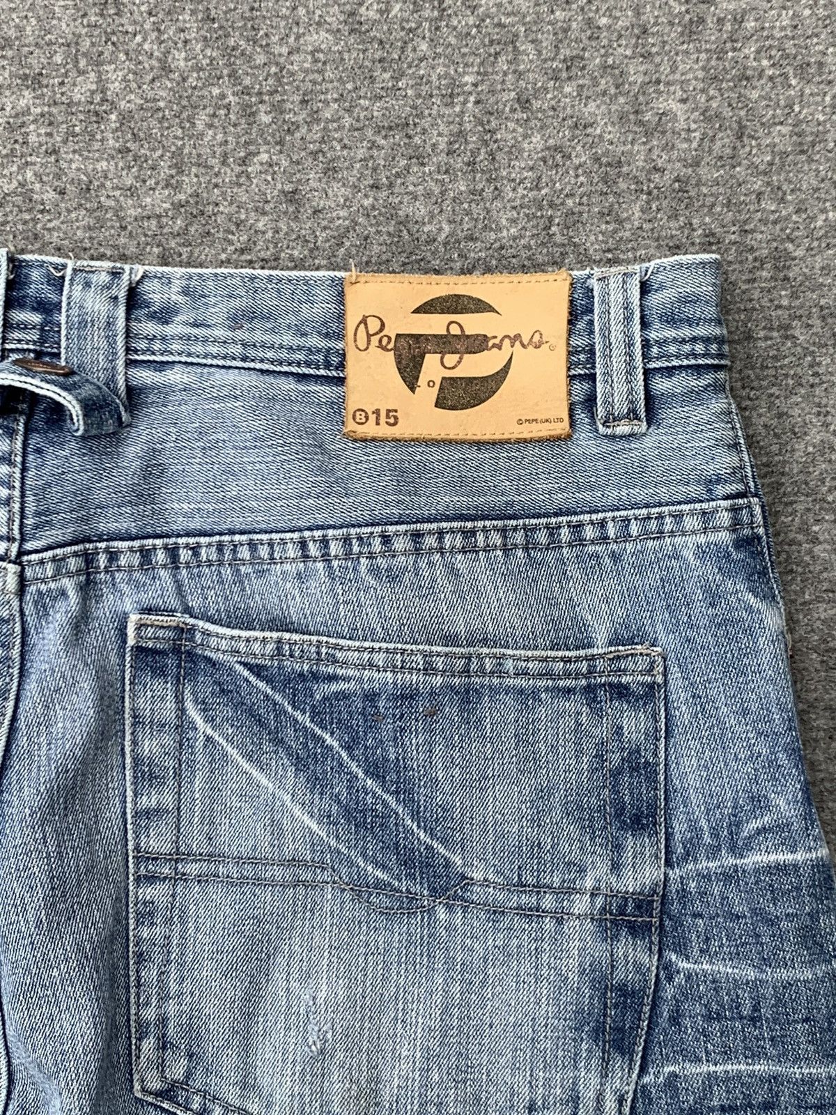 Pepe Jeans Y2K Pepe Jeans London Light Wash Baggy Fit Denim Jeans Size US 36 / EU 52 - 3 Thumbnail