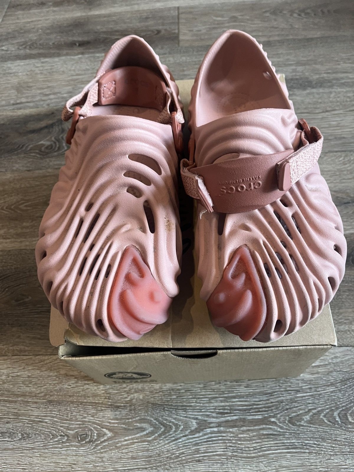 Pale Blush Salehe Bembury x Crocs Sz 11 (Fit like 12s)