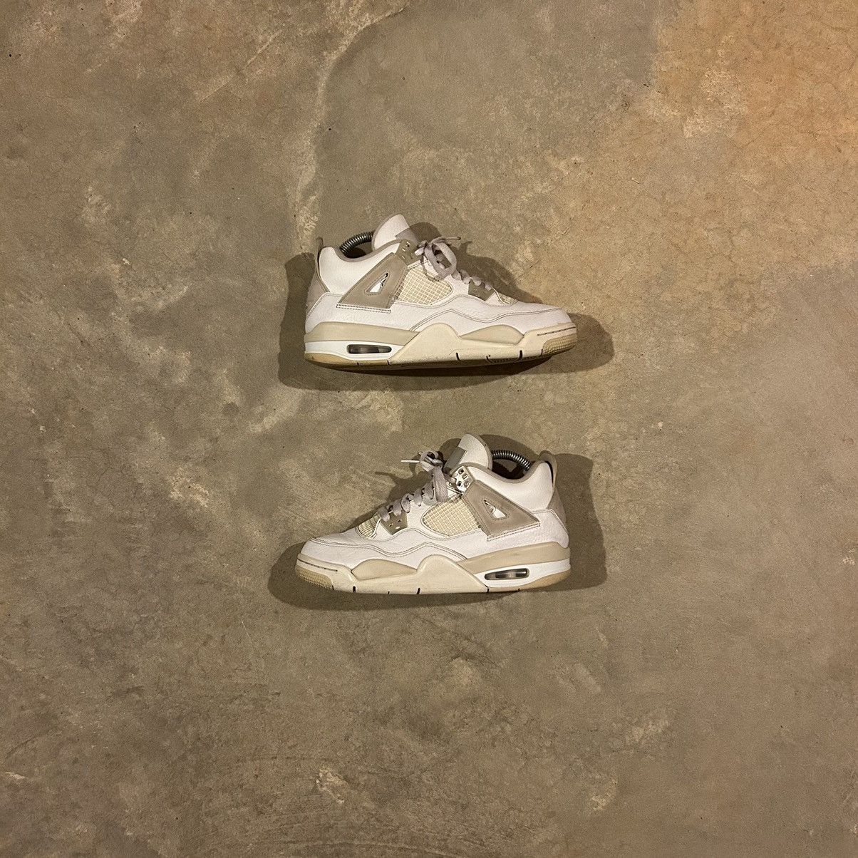 image of Jordan Nike Jordan 4 Retro Sand Linen 2017 Us 7 Shoes in White, Men's