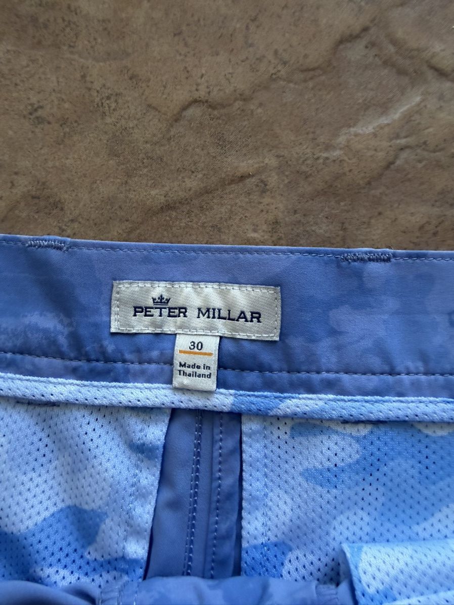 Peter Millar Peter Millar Blue Camo Shorts Size US 30 / EU 46 - 3 Thumbnail