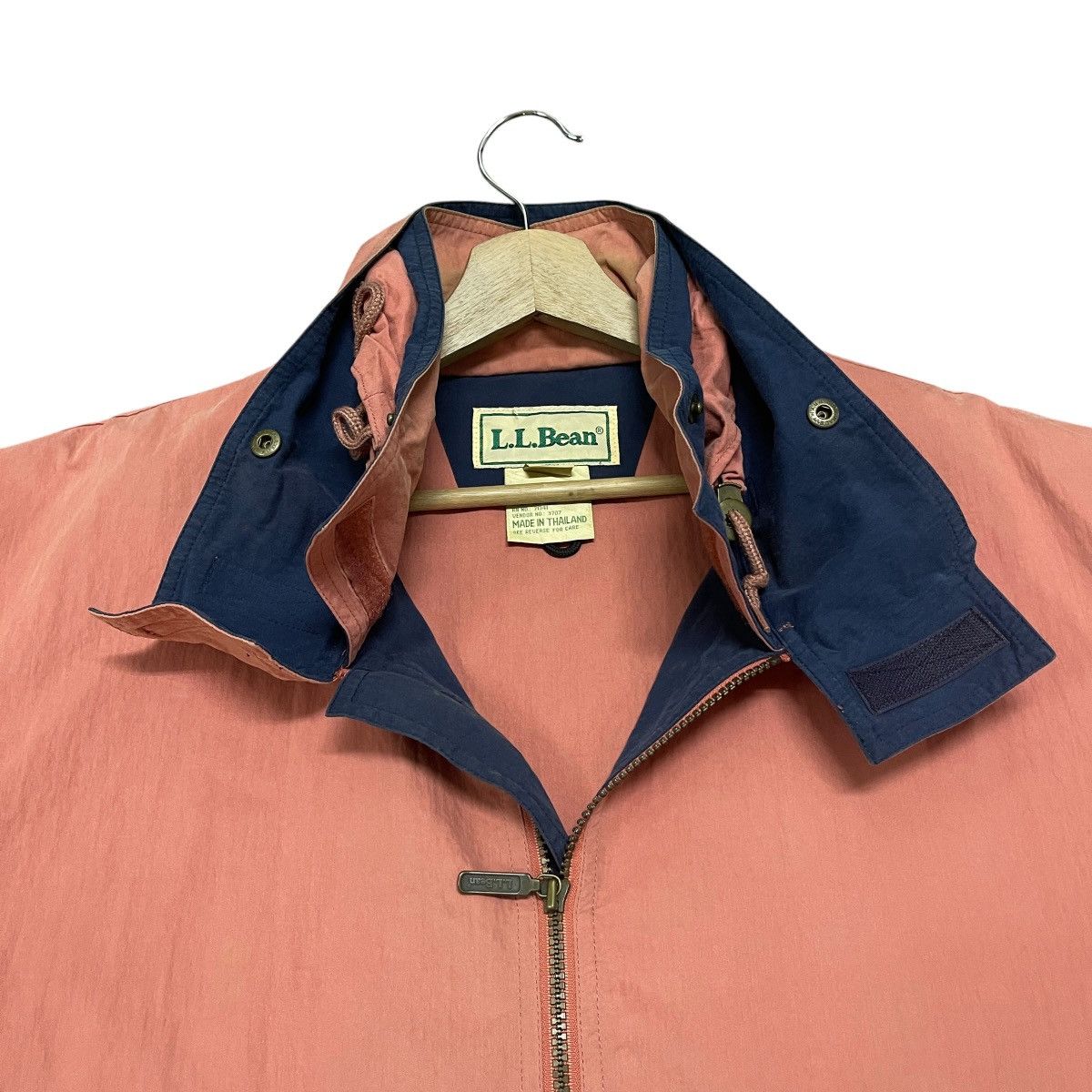 L.L. Bean Vintage 80s L.L. Bean Pink Mountain Parka Windbreaker Jacket Size US L / EU 52-54 / 3 - 4 Thumbnail