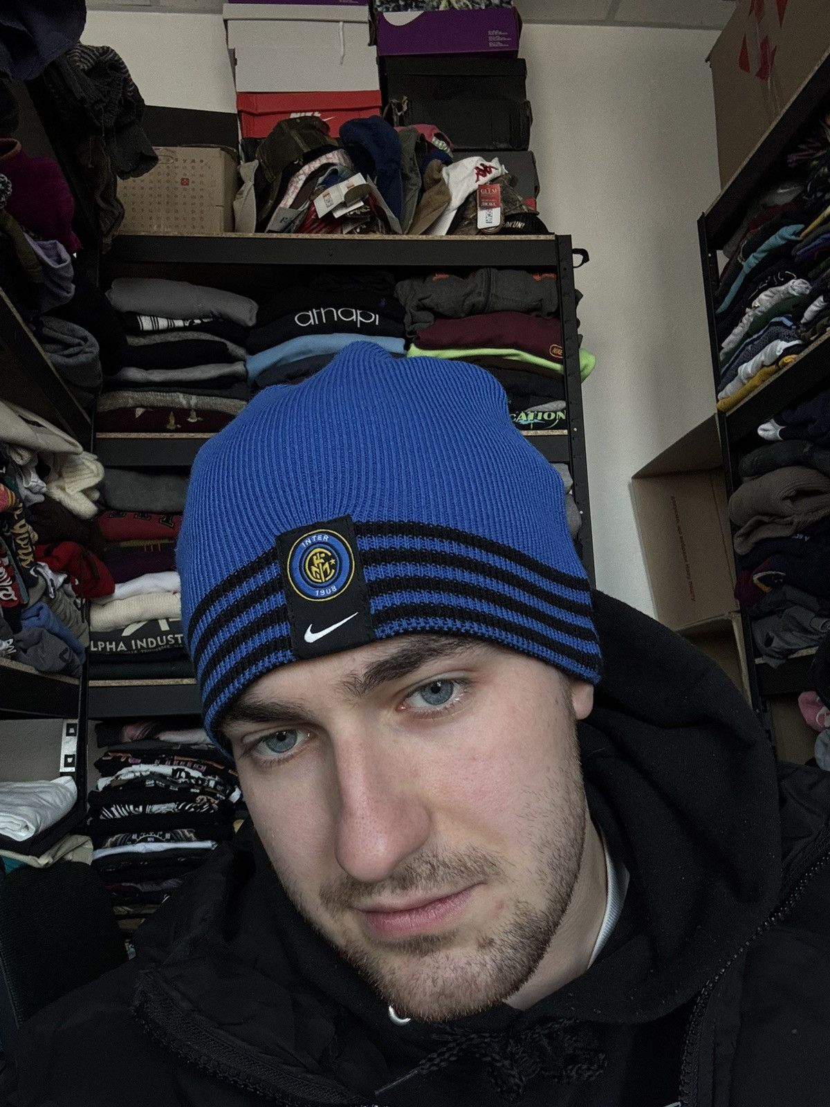 Nike × Vintage 😱Nike two sided football hat beanie 00s Size ONE SIZE - 2 Thumbnail
