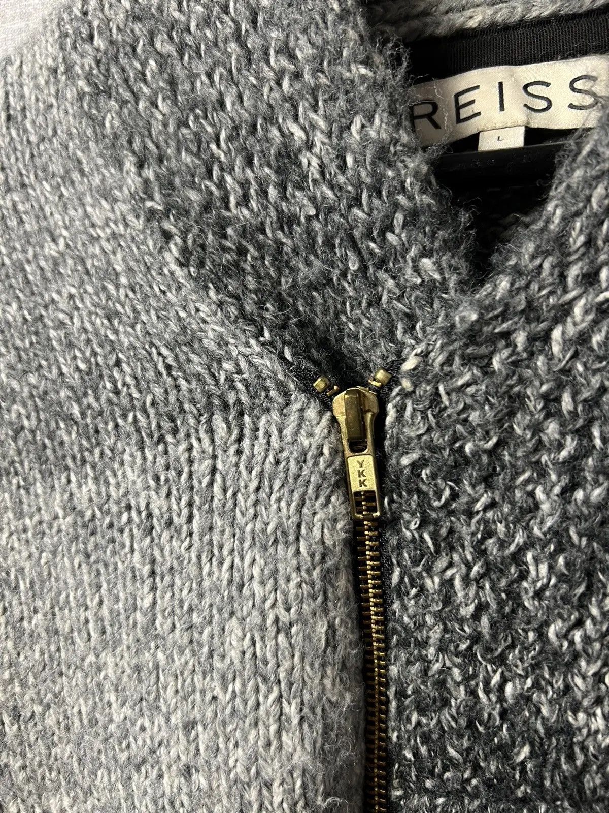 Reiss Reiss Men’s Knitted Jumper Sweater With Designer Collar Size US L / EU 52-54 / 3 - 4 Thumbnail