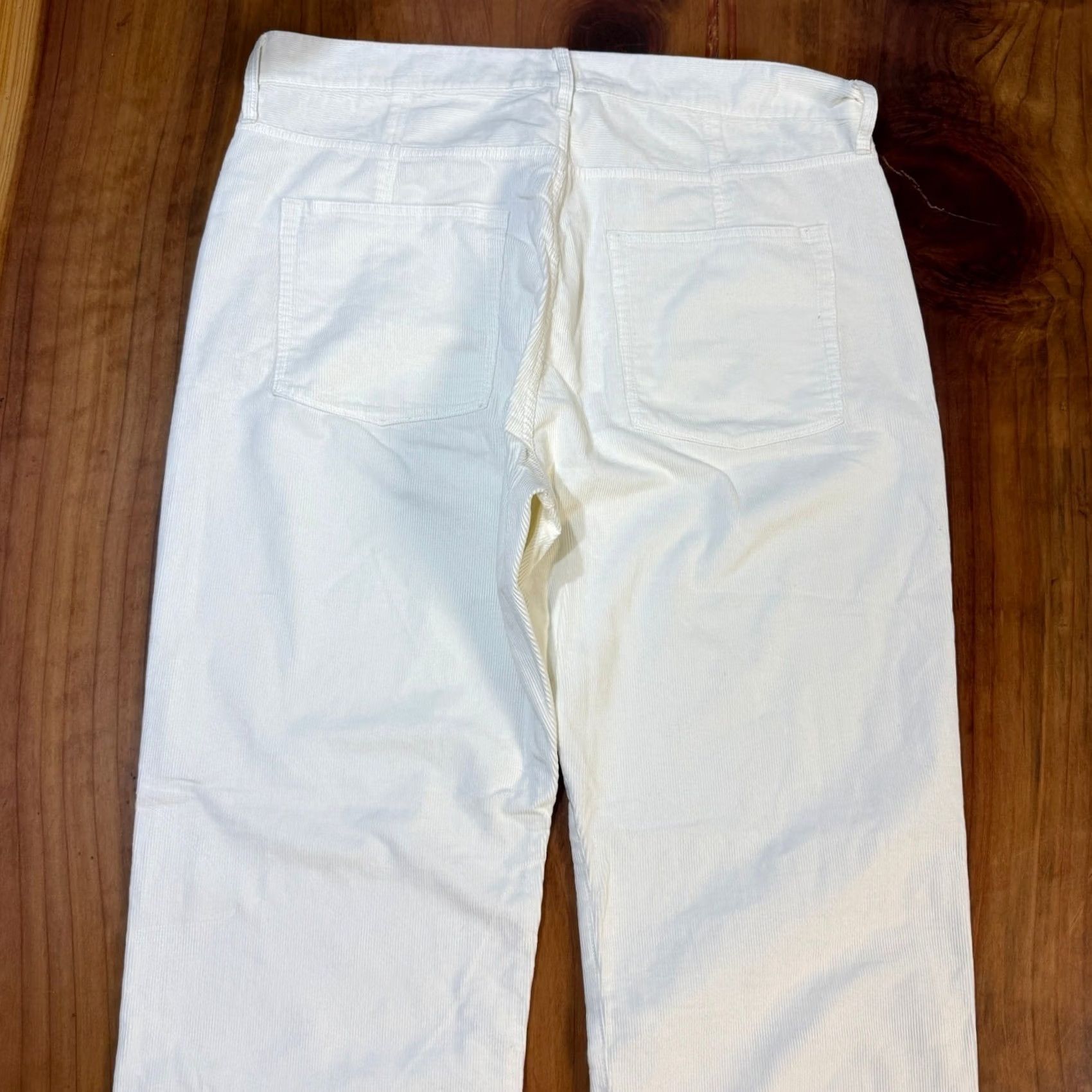 J.Crew J Crew Women's Pants 34 Loose Corduroy Cotton Casual Straight White 14 Size 36" / US 14 / IT 50 - 7 Thumbnail