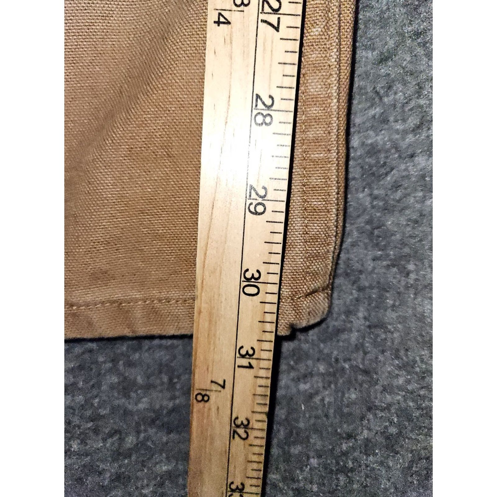 Carhartt Carhartt Jeans Caprpenter Canvas Brown High Rise 32x32 Men's Regular 31in Inseam Logo Workwear Relaxed Straight Shirt? Size US 32 / EU 48 - 6 Thumbnail