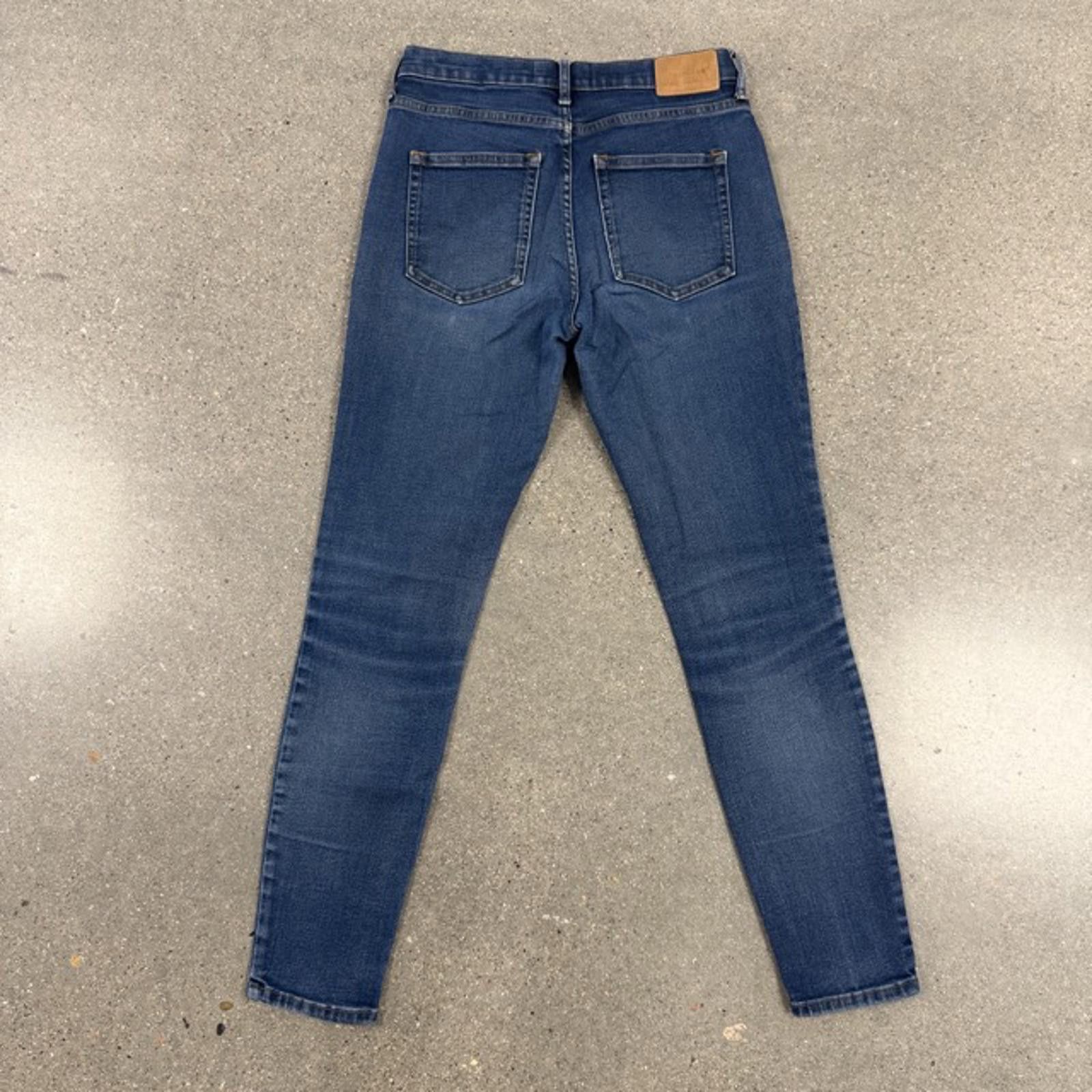Everlane Everlane Mid Rise Skinny Jean Dark Wash - Mint Cond - 28 R Size 28" / US 6 / IT 42 - 7 Thumbnail