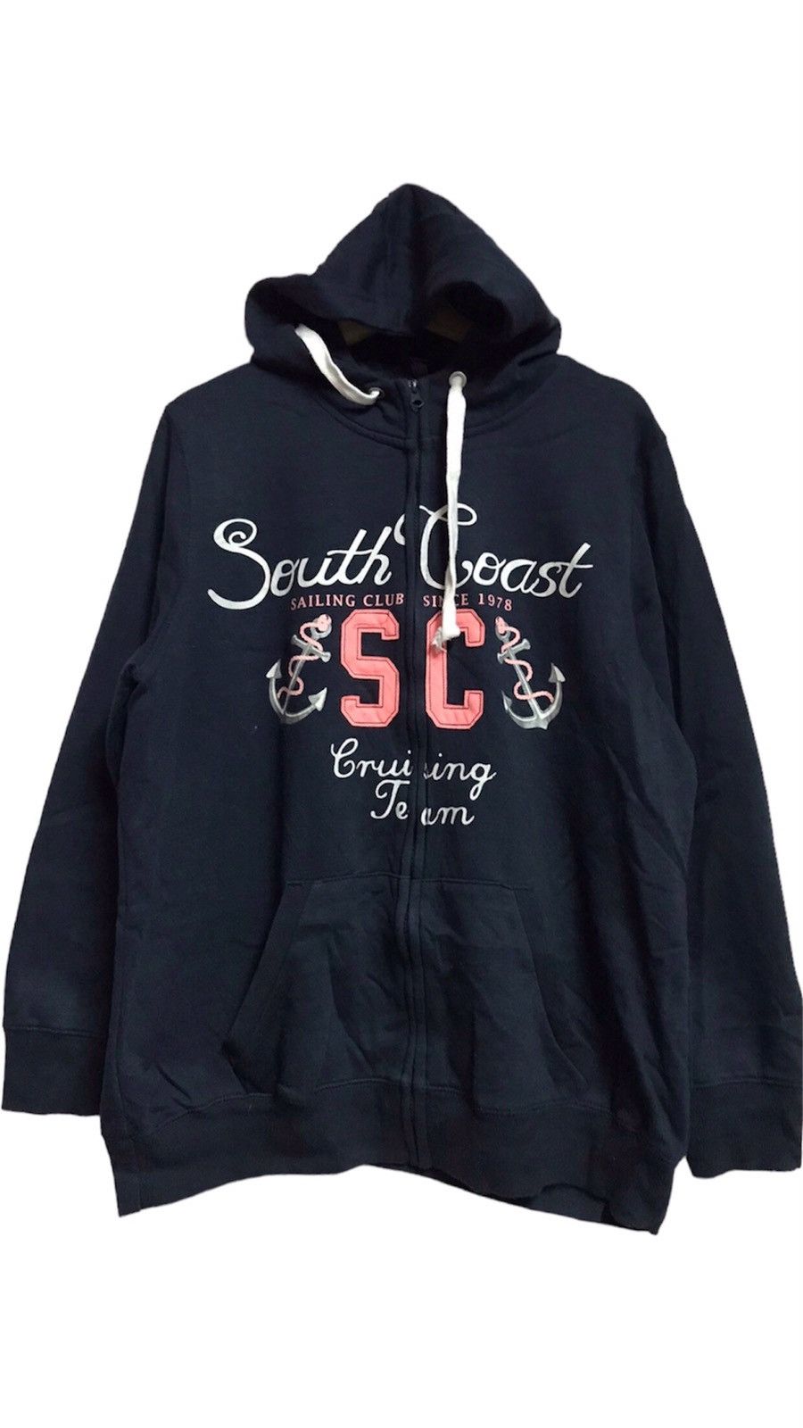 The Unbranded Brand South Coast Hoodie Big Logo Fullzip Size US L / EU 52-54 / 3 - 1 Thumbnail