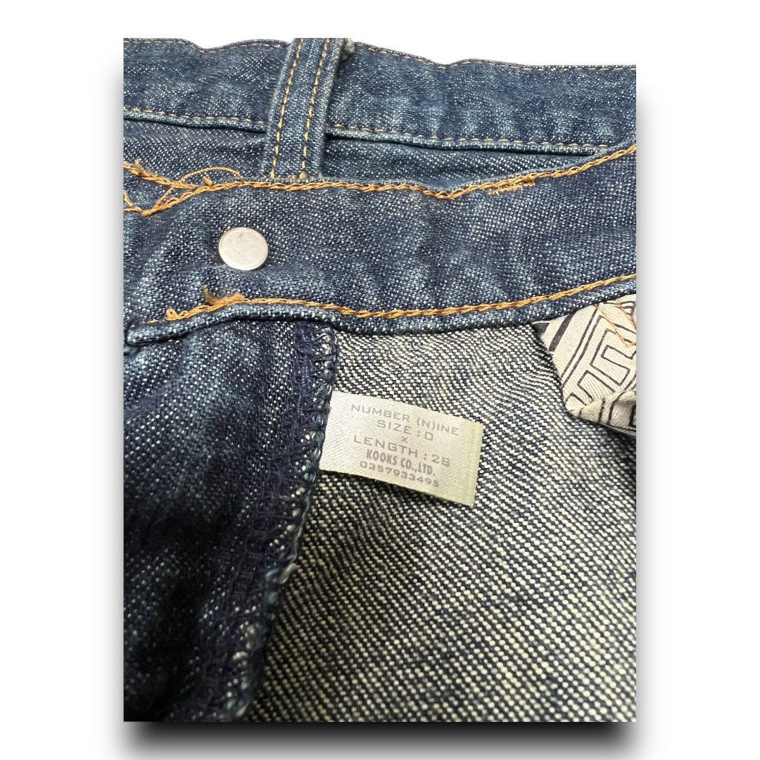 Japanese Brand × Number (N)ine NUMBER NINE DISTRESSED AND PATCHES JAPANESE BRAND DENIM Size US 31 - 15 Thumbnail