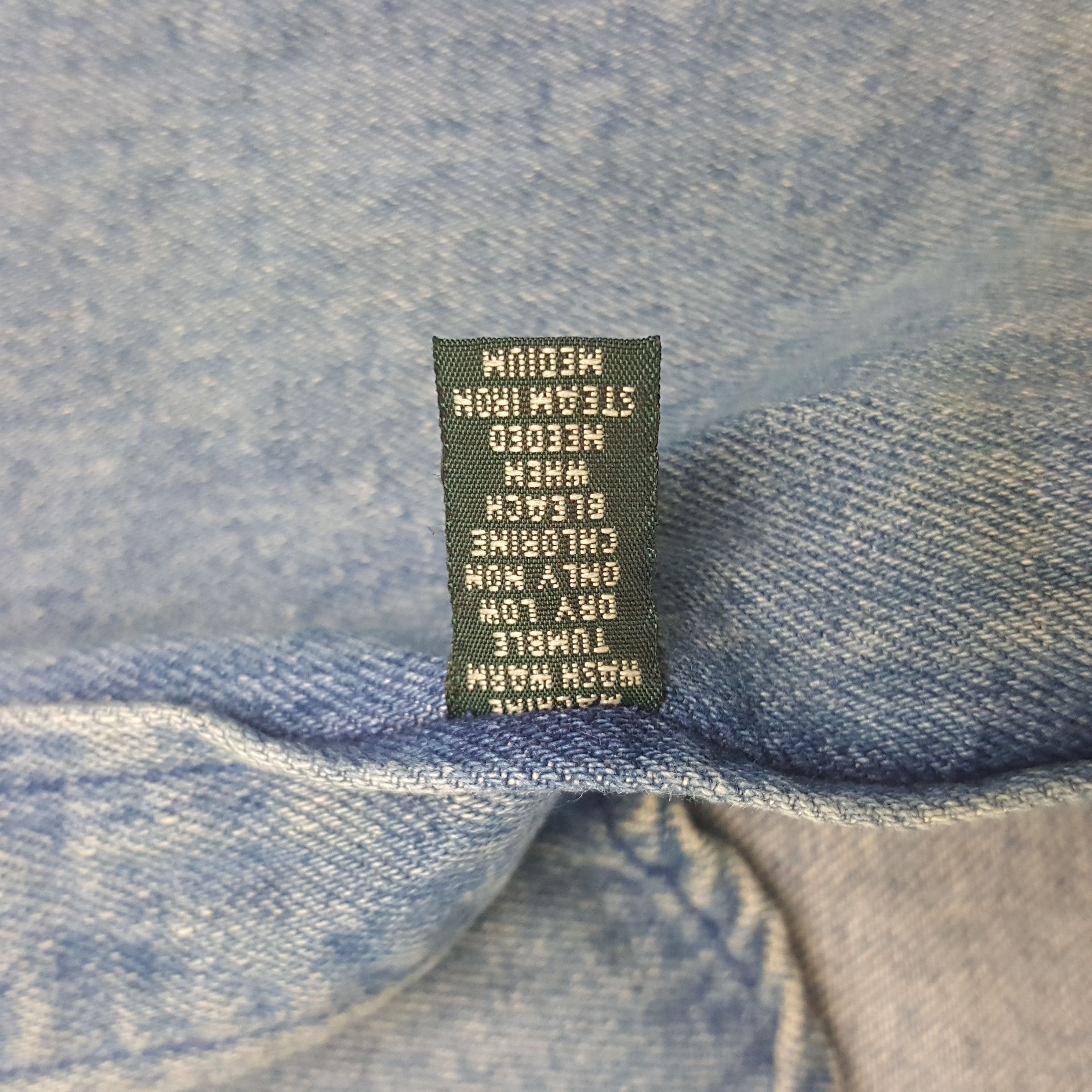 Polo Ralph Lauren Vintage Polo Ralph Laurent Denim Shirt Button Up C294N5 Size US XL / EU 56 / 4 - 9 Thumbnail