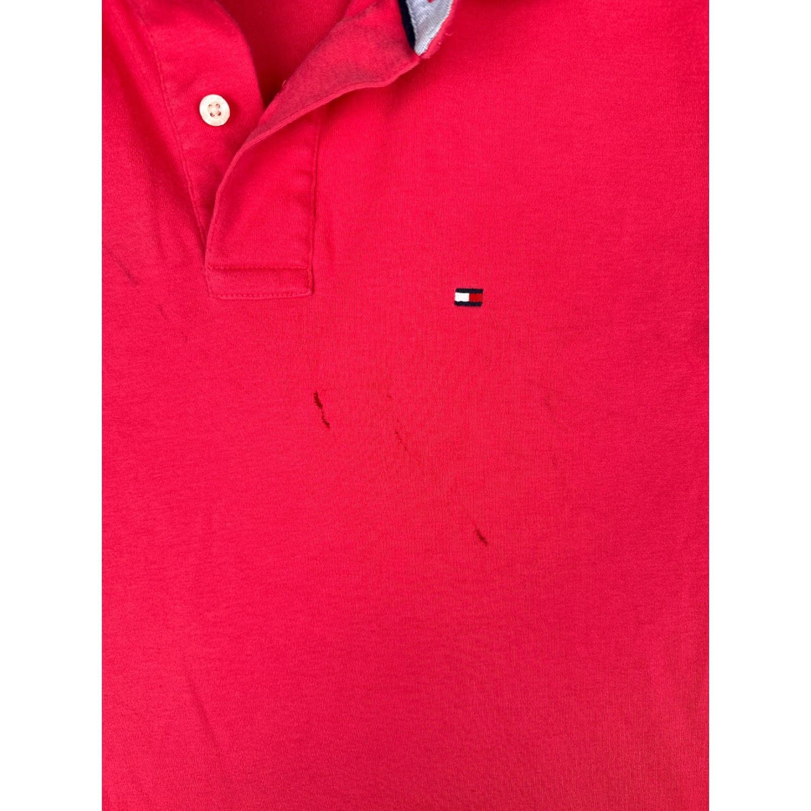 Tommy Hilfiger Tommy Hilfiger Polo Shirt Men Medium Pink 100% Cotton Short Sleeve Slim Fit Regular Size Type Pink Polo Mens Modern Sports Shirt Size US M / EU 48-50 / 2 - 6 Thumbnail