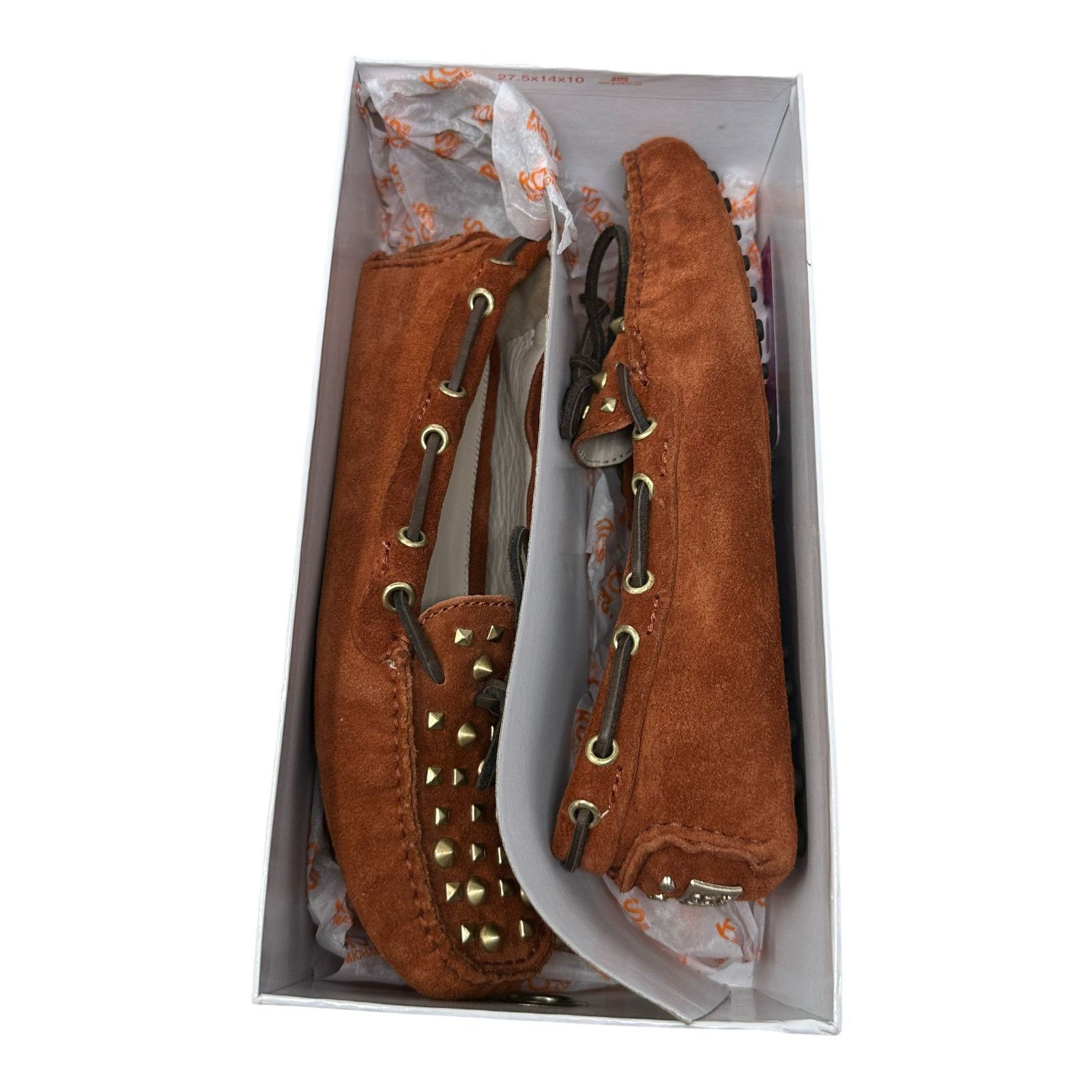 Michael Kors Michael Kors Penley Autumn suede studded moccasins size 7M Size US 7 / IT 37 - 8 Thumbnail
