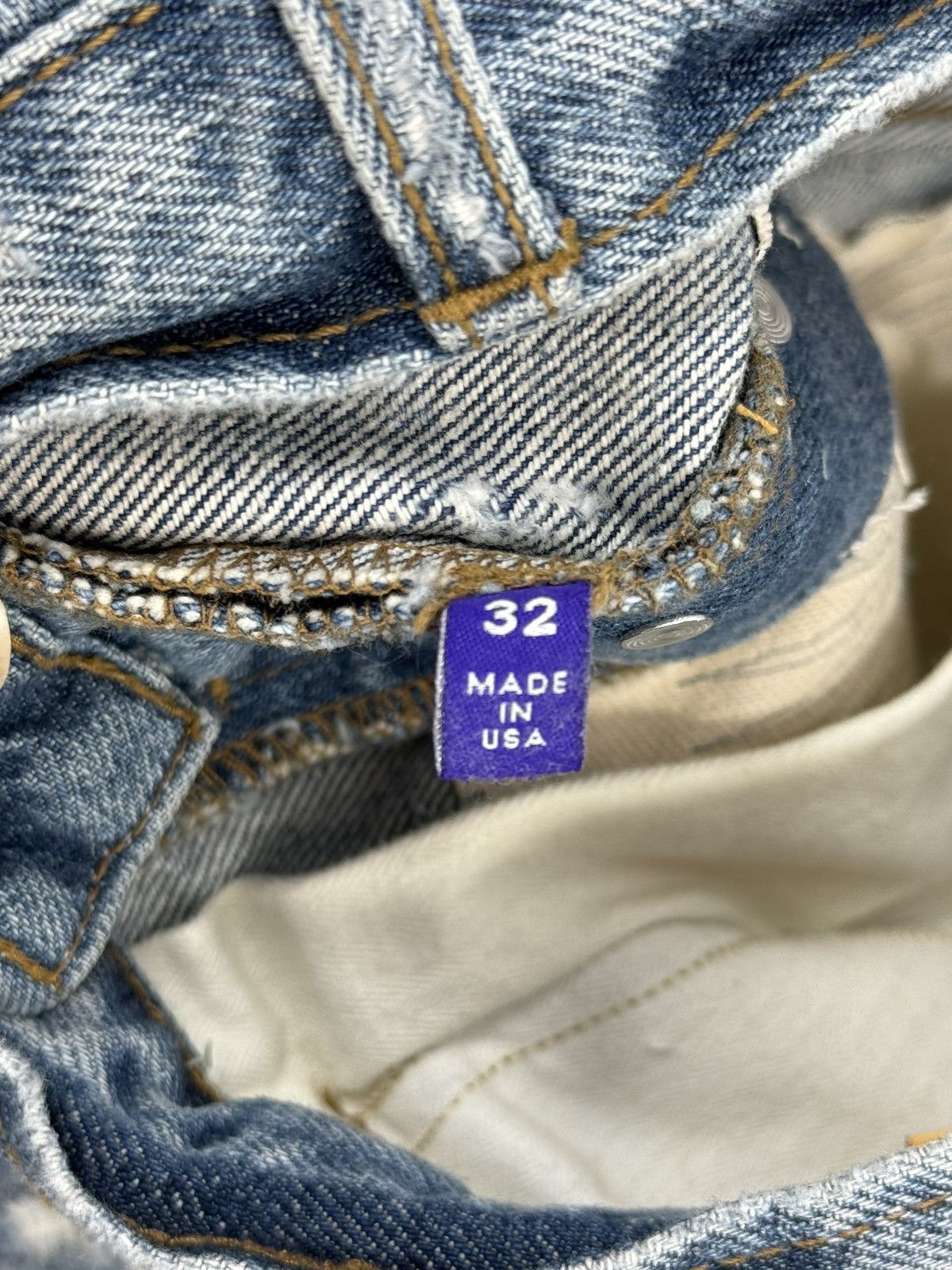 Gallery Dept. EXTRA 5001 LOGO PRINT DISTRESSED JEANS Size US 32 / EU 48 - 7 Thumbnail