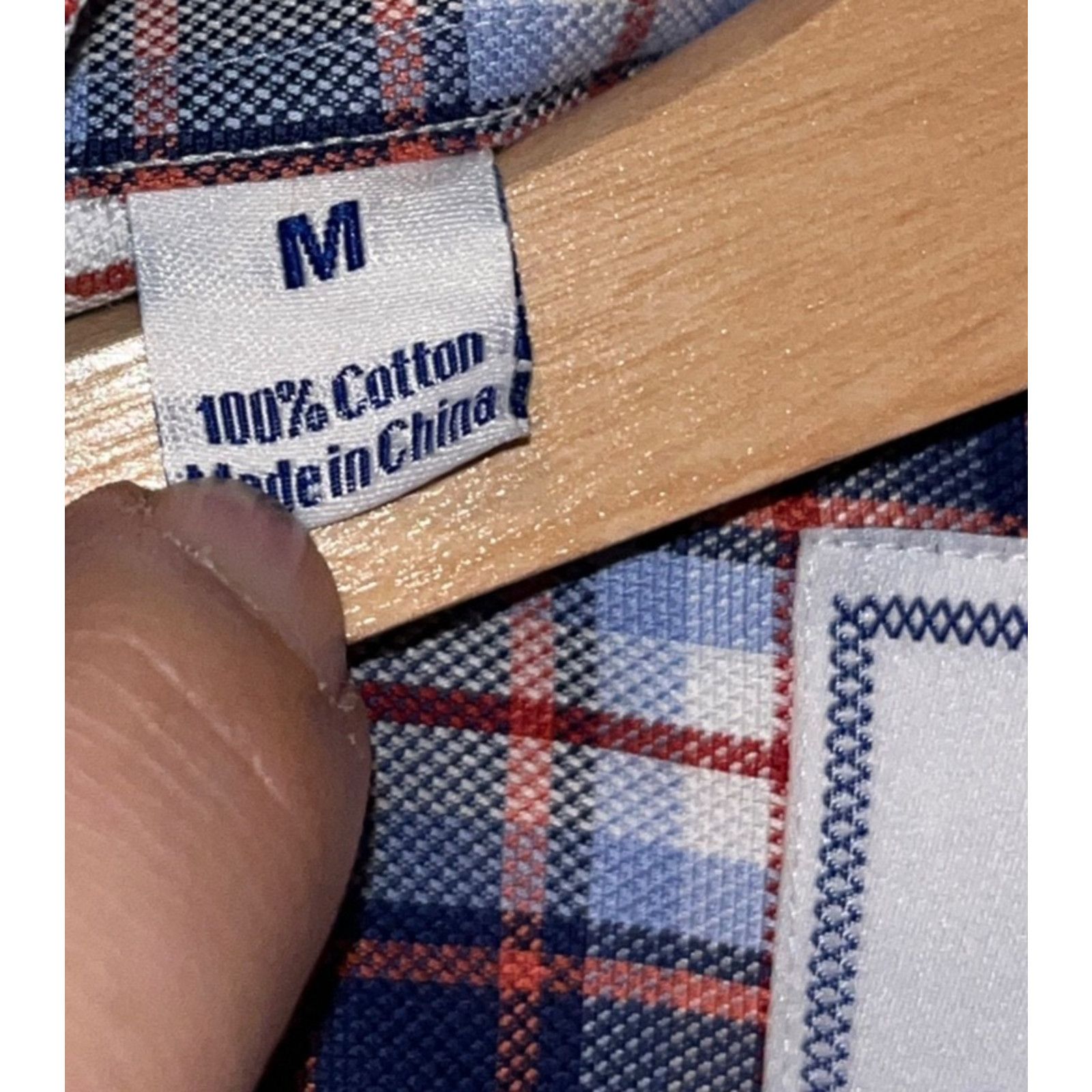 David Donahue David Donahue Toast Brushed Plaid Shirt Mens M MSRP $165 Size US M / EU 48-50 / 2 - 6 Thumbnail