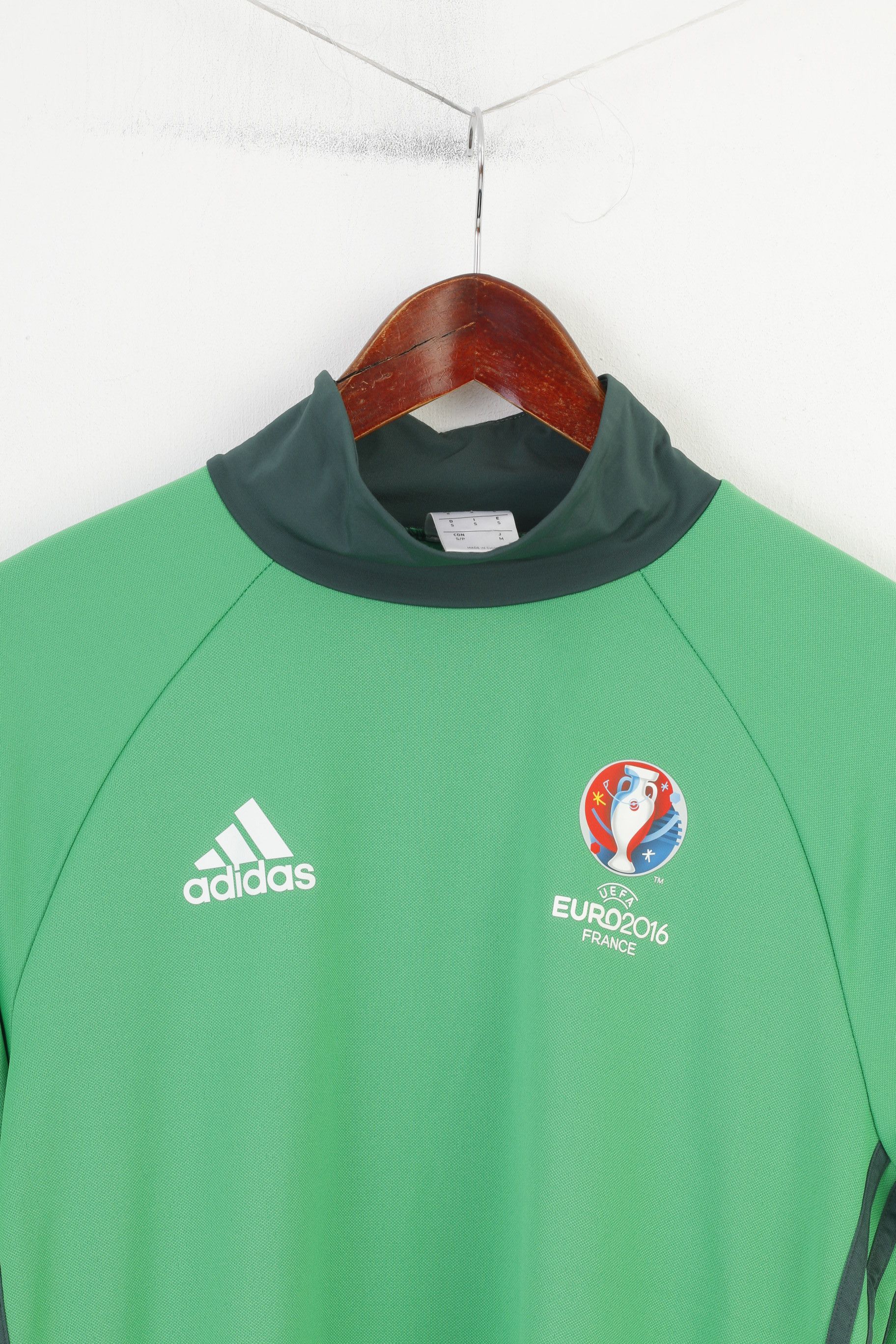 Adidas Adidas Men S Shirt Football Club Green Euro 2006 3386 Size US S / EU 44-46 / 1 - 2 Thumbnail