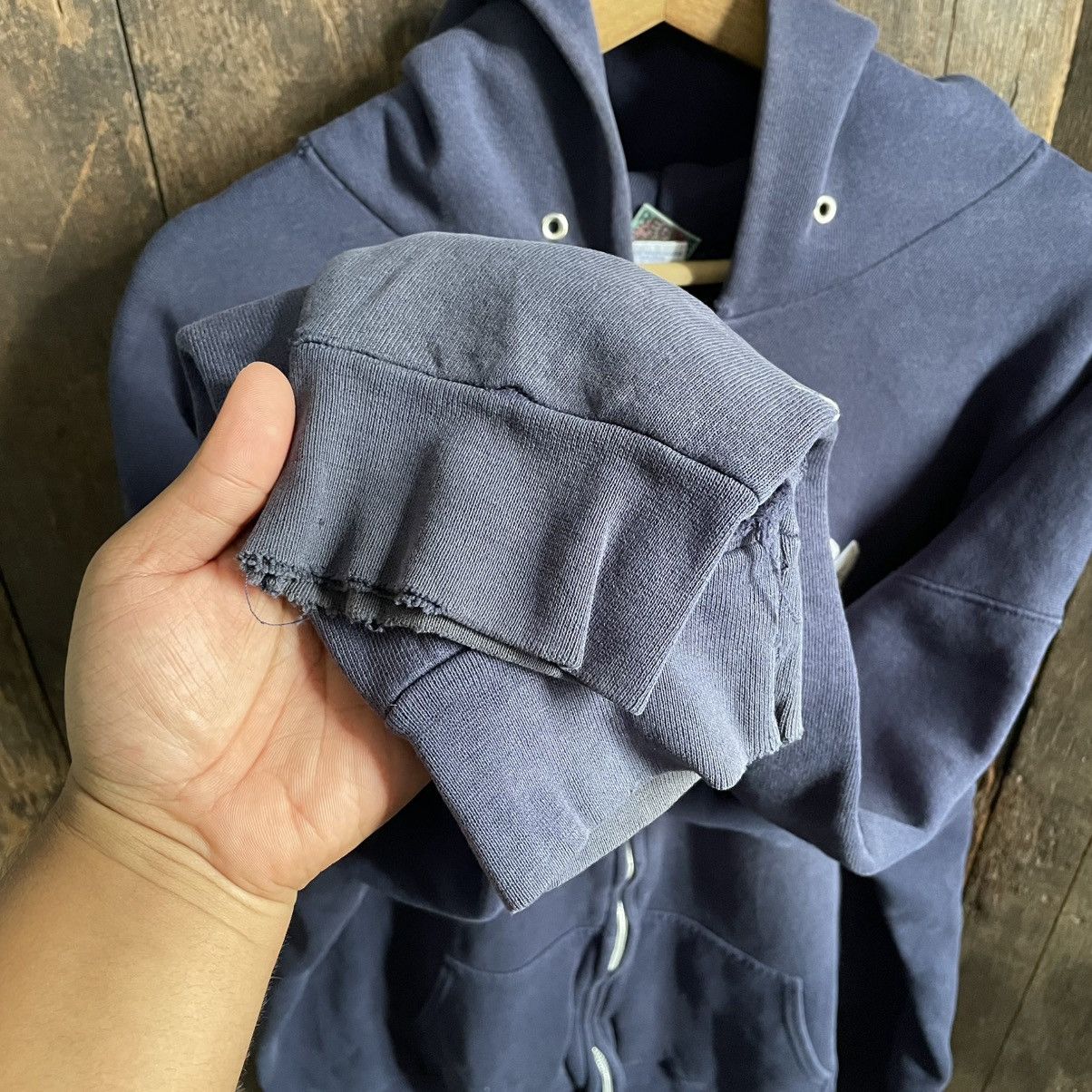 Japanese Brand × Vintage Vintage Regime Distressed Hoodie Size US XL / EU 56 / 4 - 4 Thumbnail